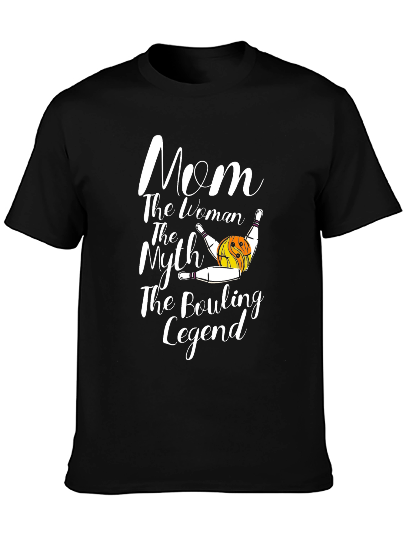 Mom The Bowling Legend Graphic T-Shirt