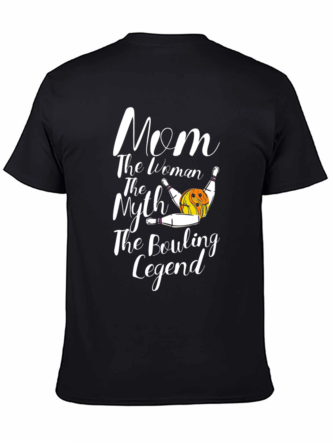 Mom The Bowling Legend Graphic T-Shirt