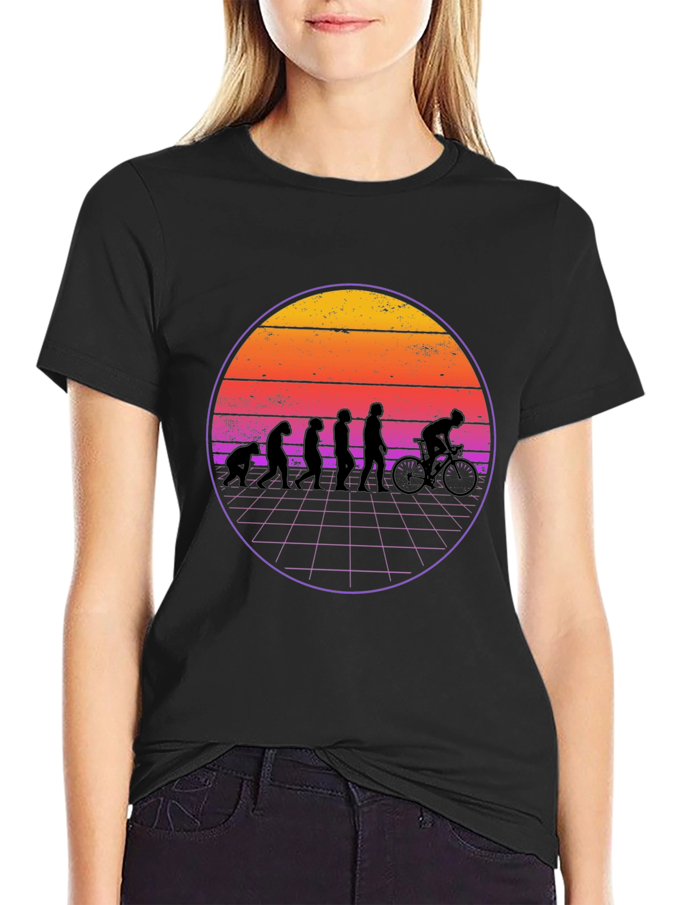 Evolution of Biking T-Shirt