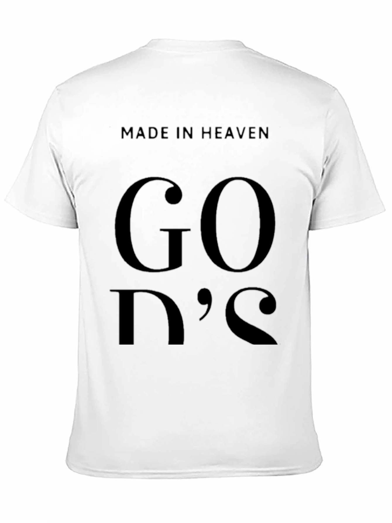 Made In Heaven GODs Black T-Shirt