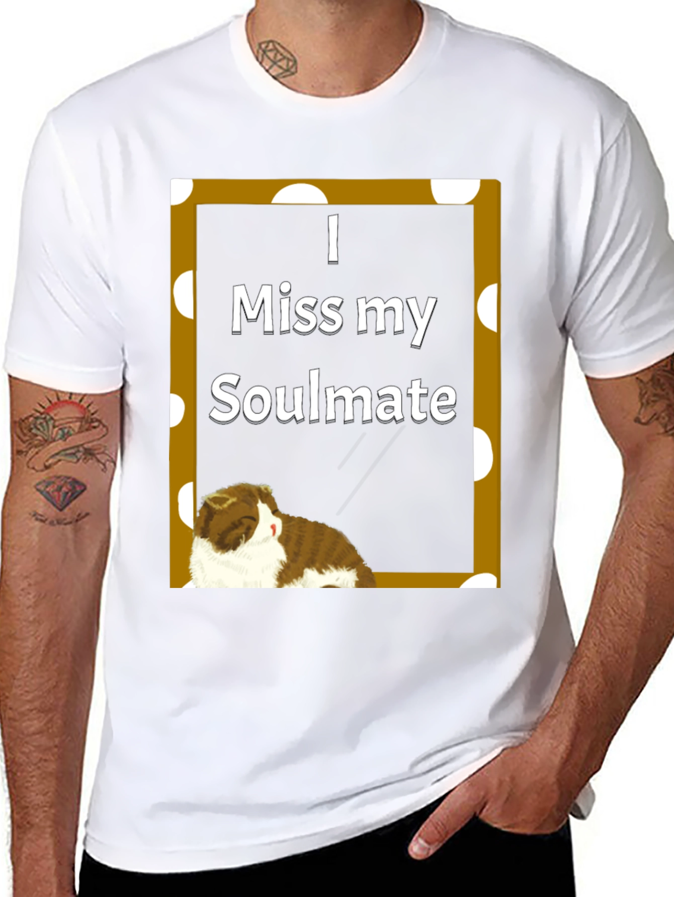 I Miss My Soulmate Cat T-Shirt