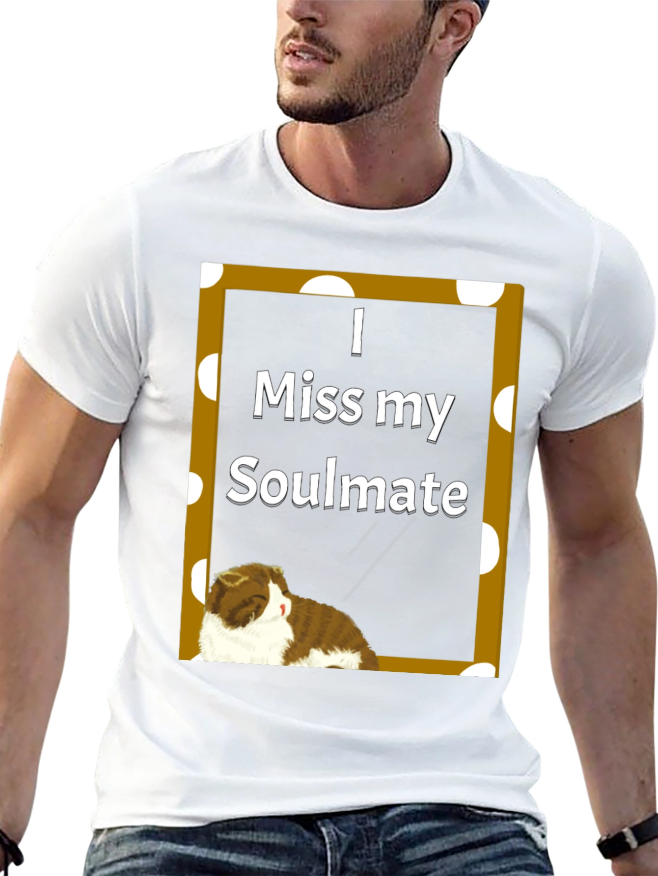 I Miss My Soulmate Cat T-Shirt