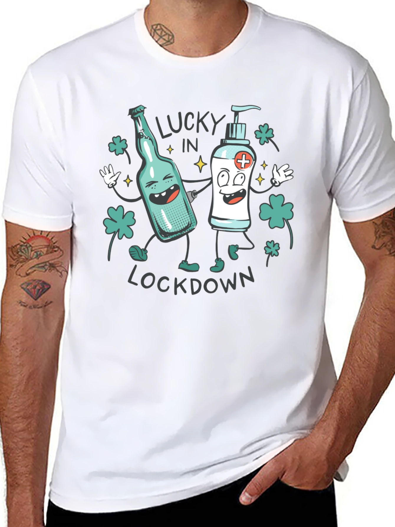 Lucky in Lockdown Graphic T-Shirt