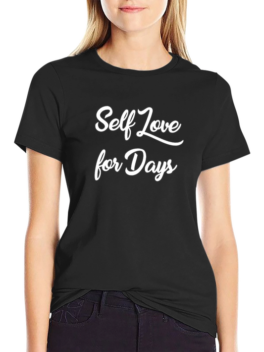 Self Love for Days Black Graphic Tee
