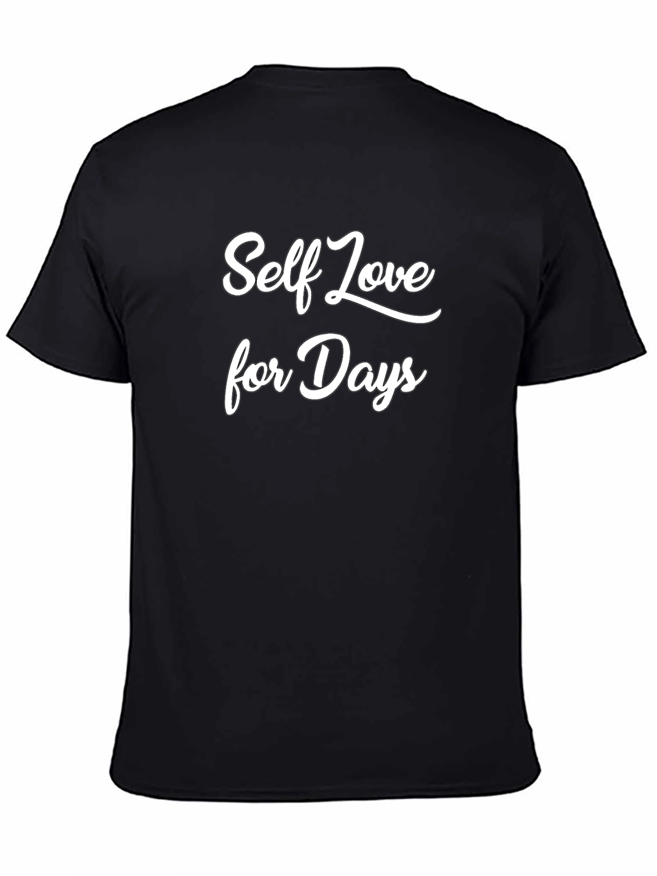 Self Love for Days Black Graphic Tee