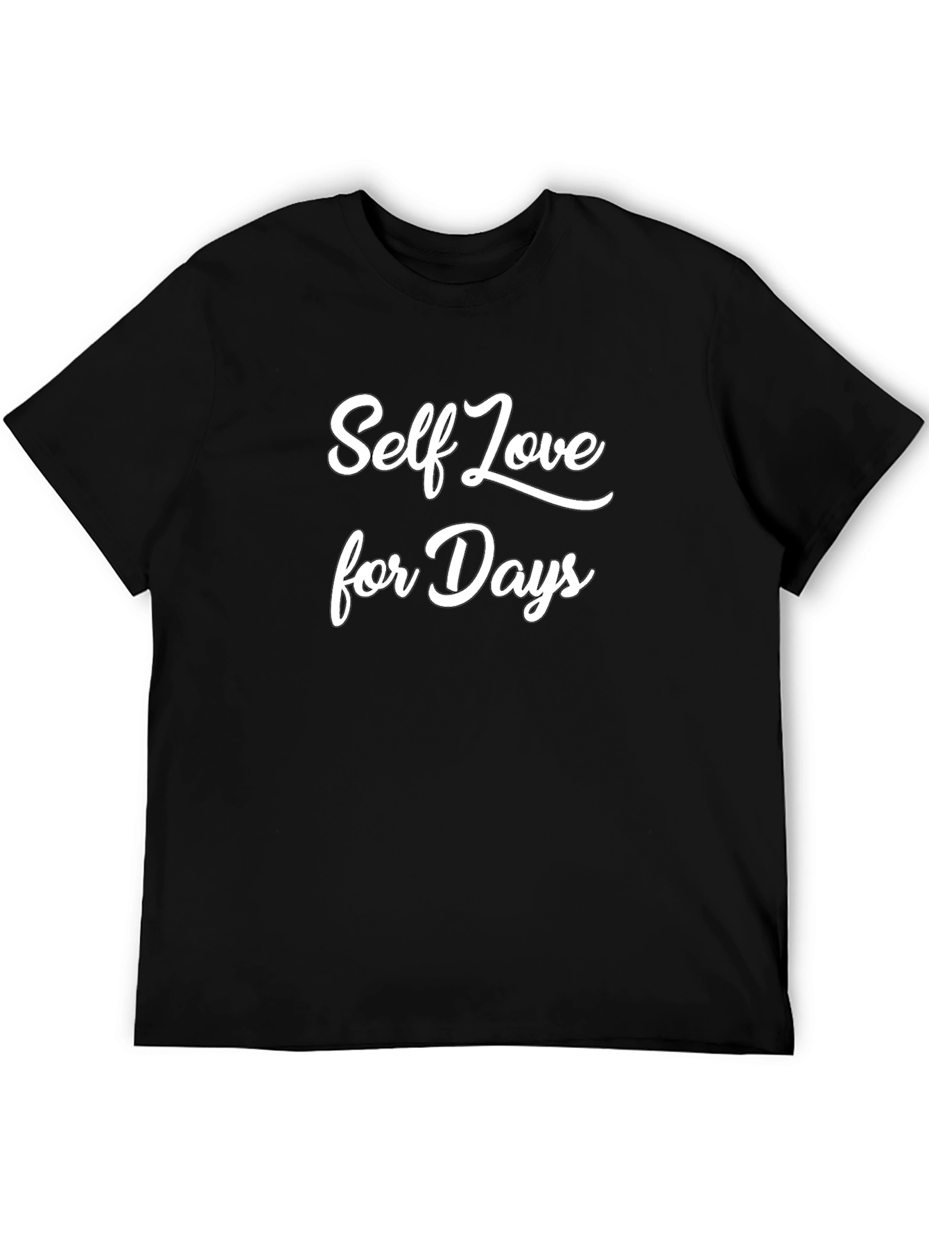 Self Love for Days Black Graphic Tee