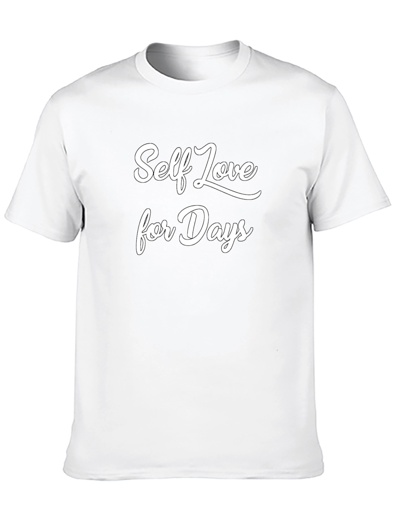 Self Love for Days Black Graphic Tee