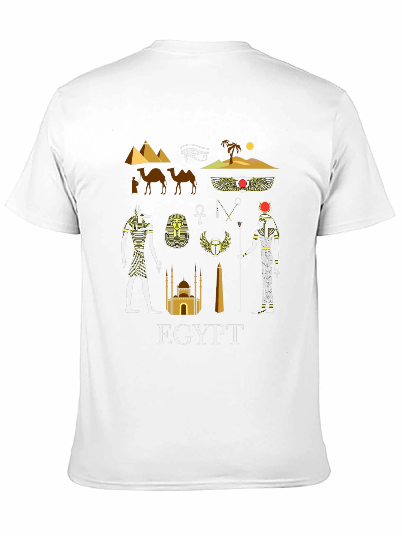 Egypt Graphic T-Shirt - Black Cotton Tee