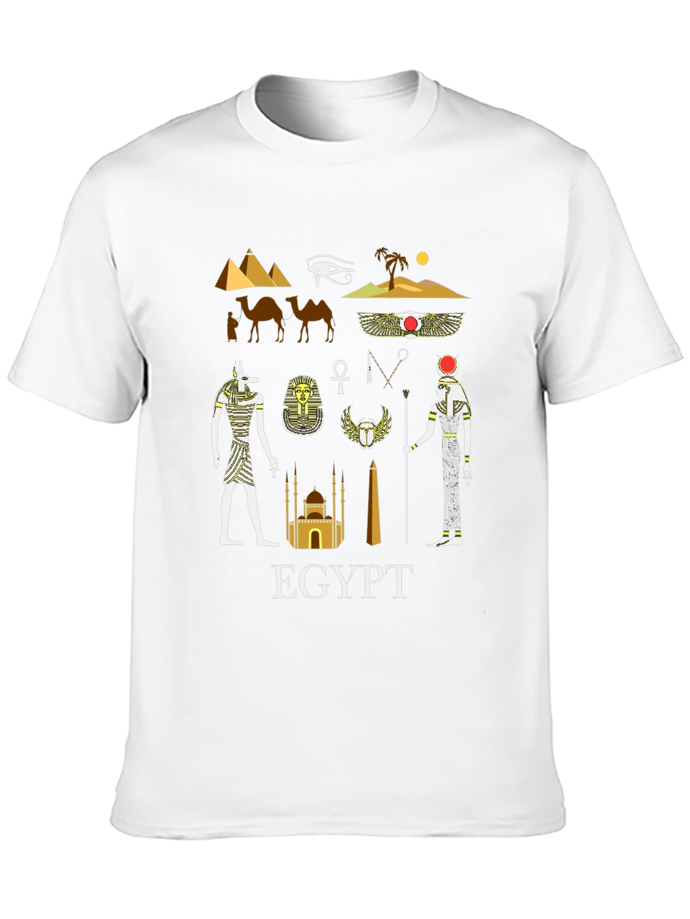 Egypt Graphic T-Shirt - Black Cotton Tee