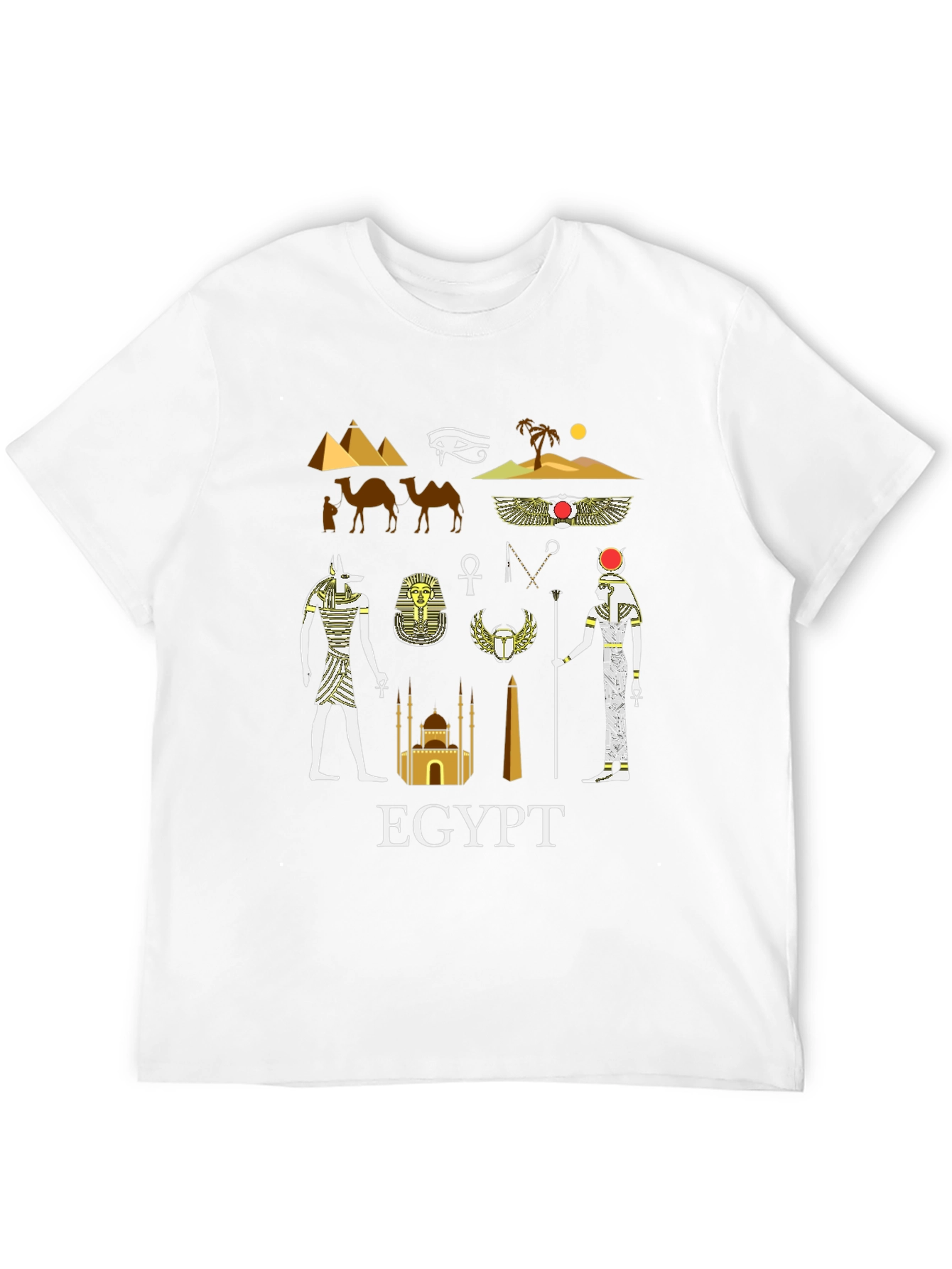 Egypt Graphic T-Shirt - Black Cotton Tee