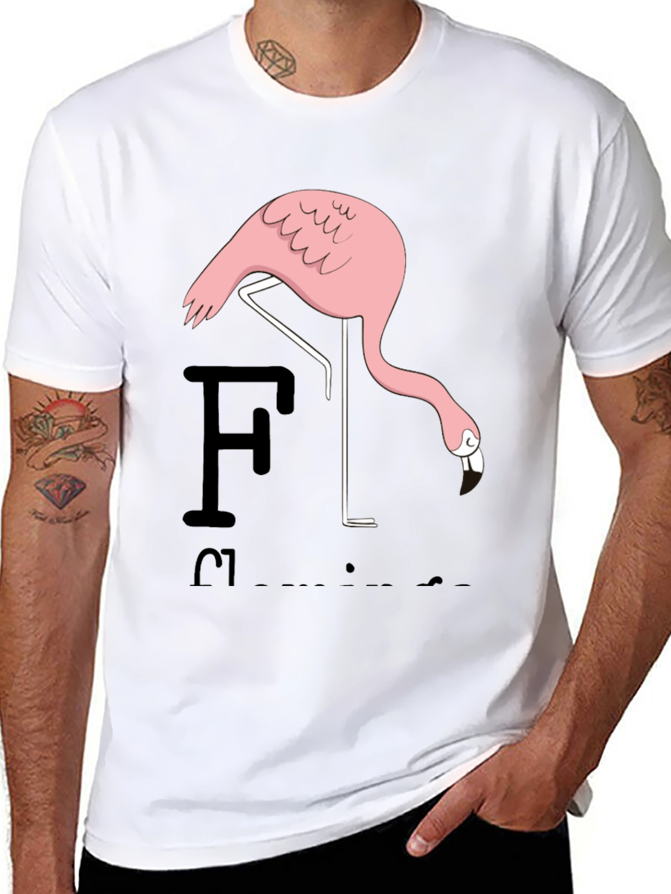 Funny Flamingo T-Shirt for Casual Wear