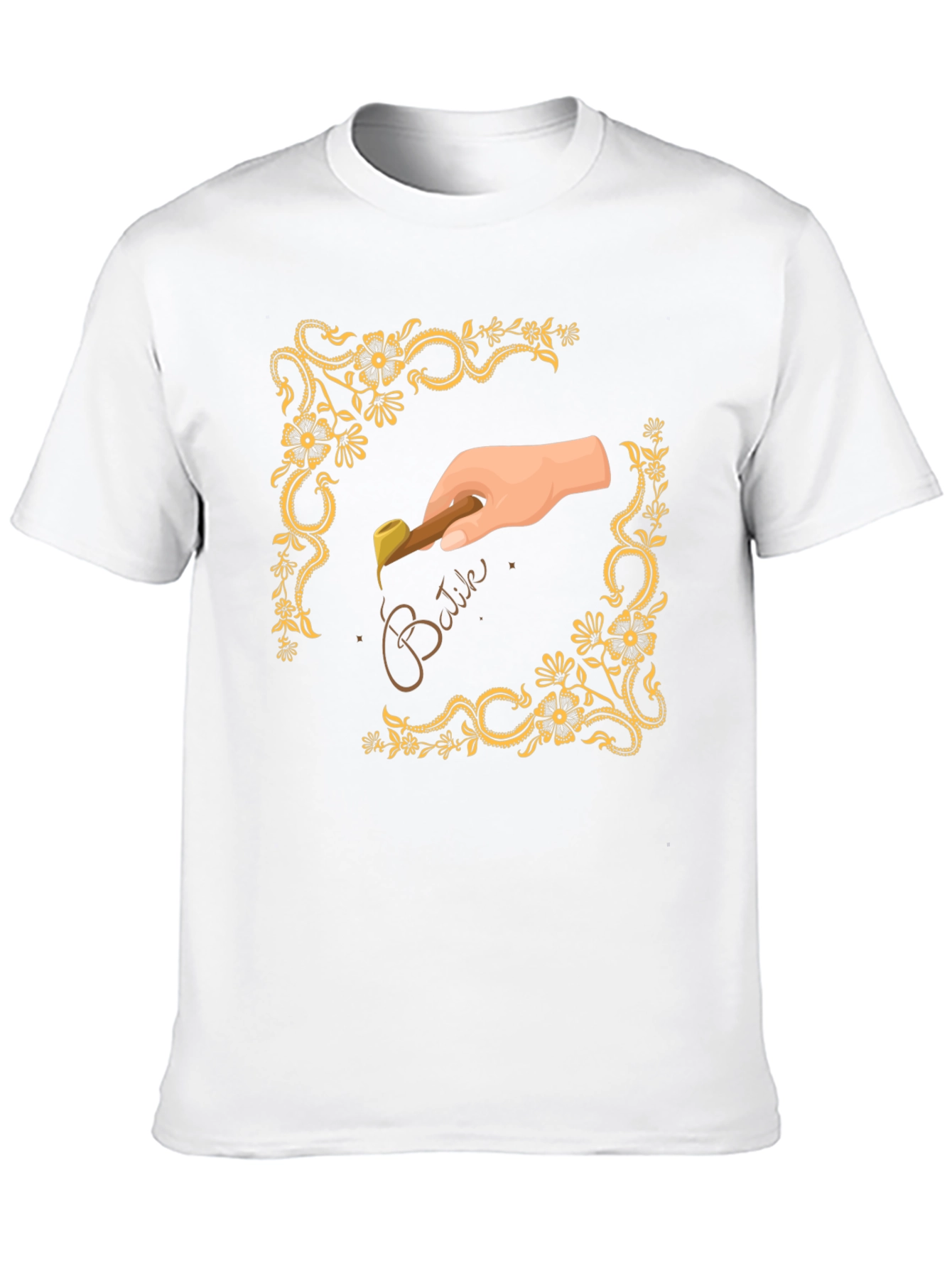 Batik Art Tee - Hand Crafted Design