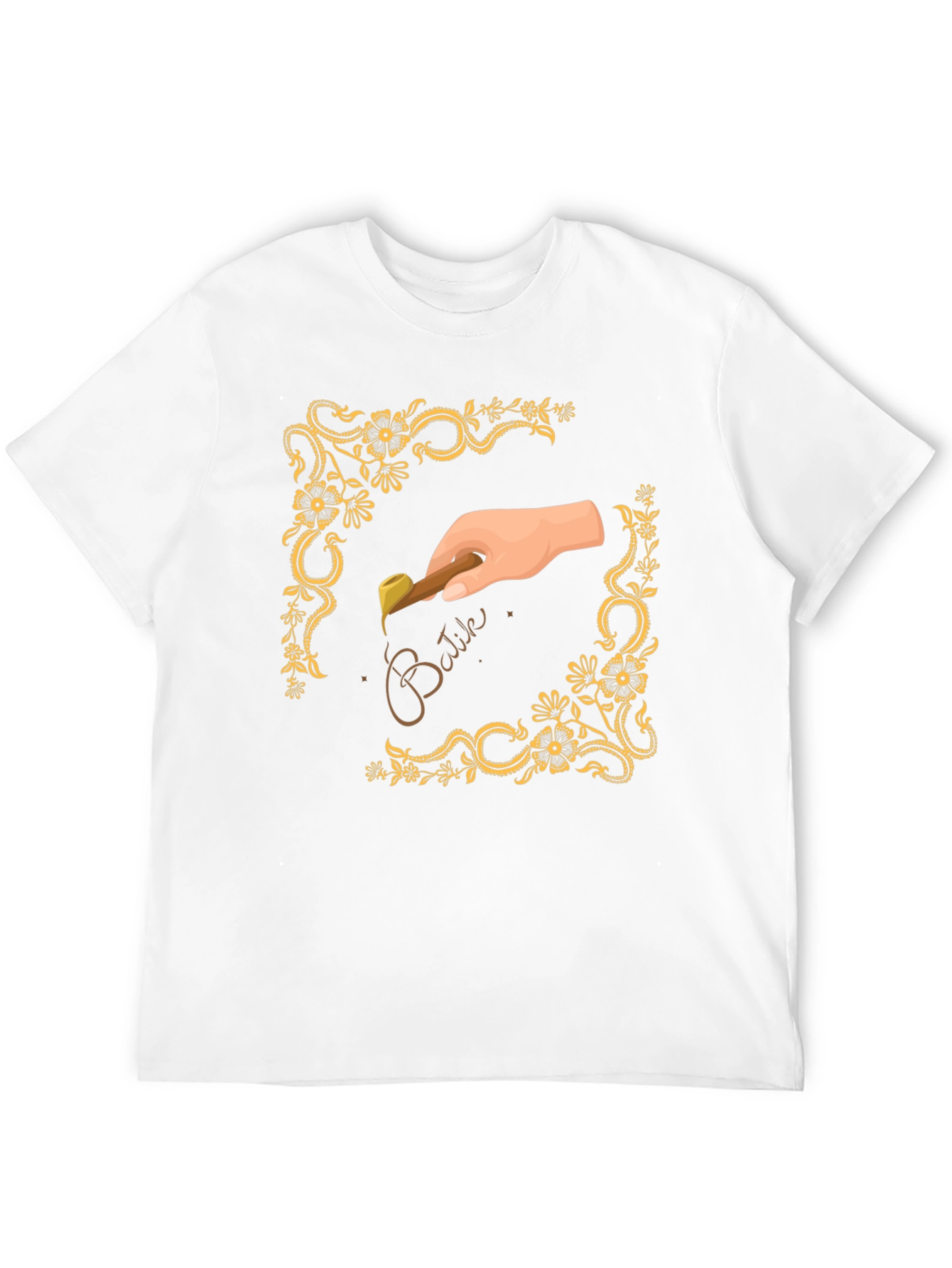 Batik Art Tee - Hand Crafted Design