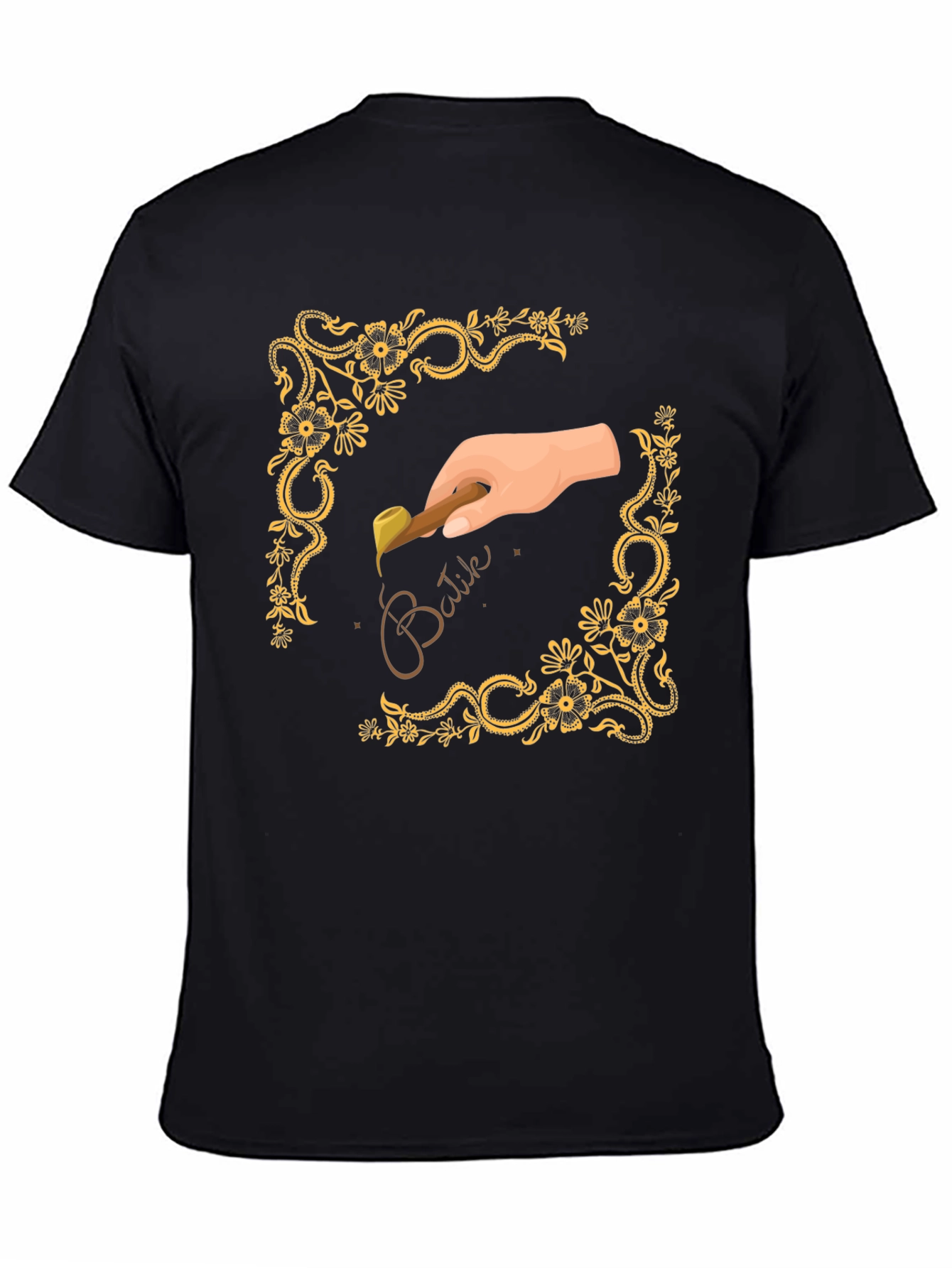 Batik Art Tee - Hand Crafted Design