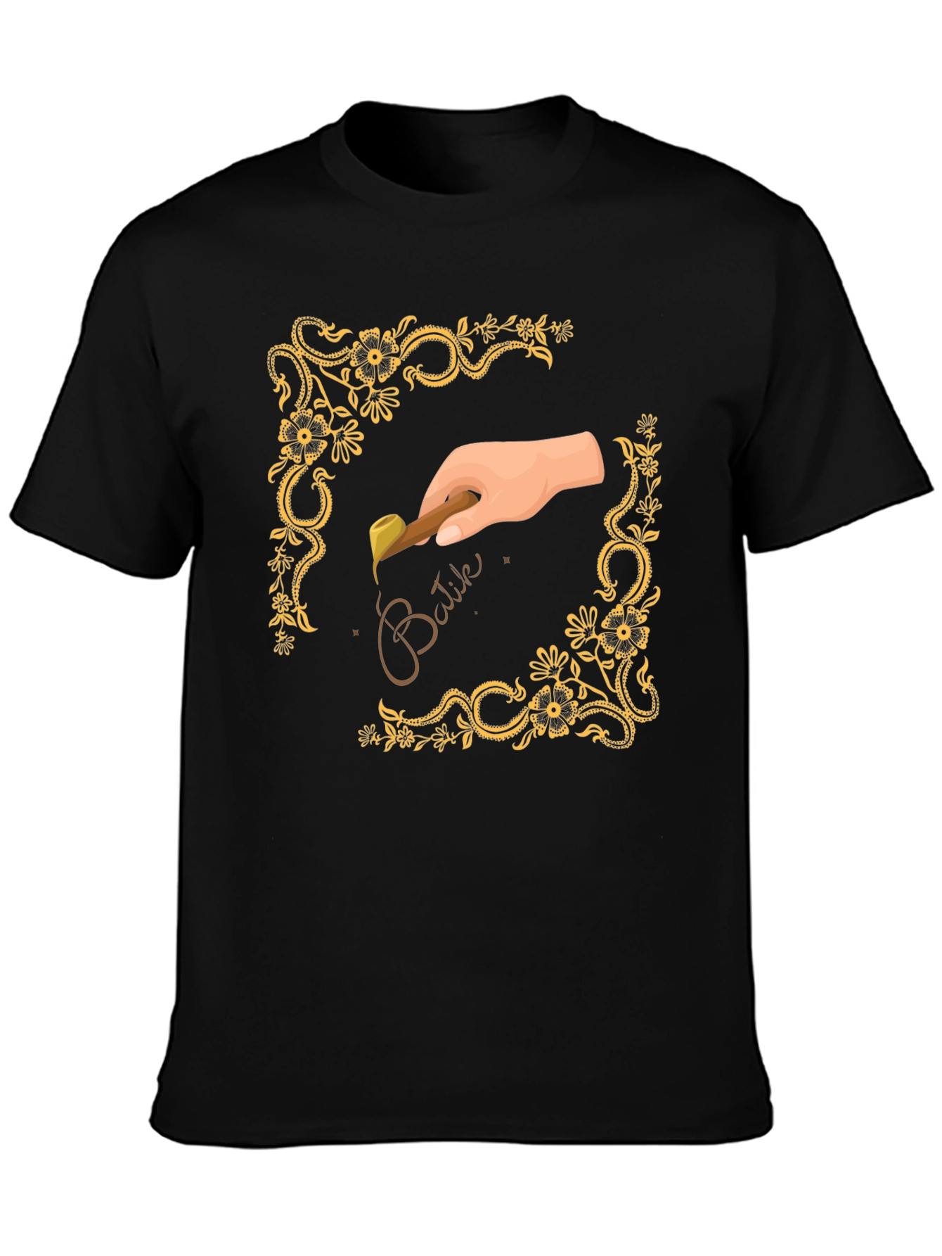 Batik Art Tee - Hand Crafted Design