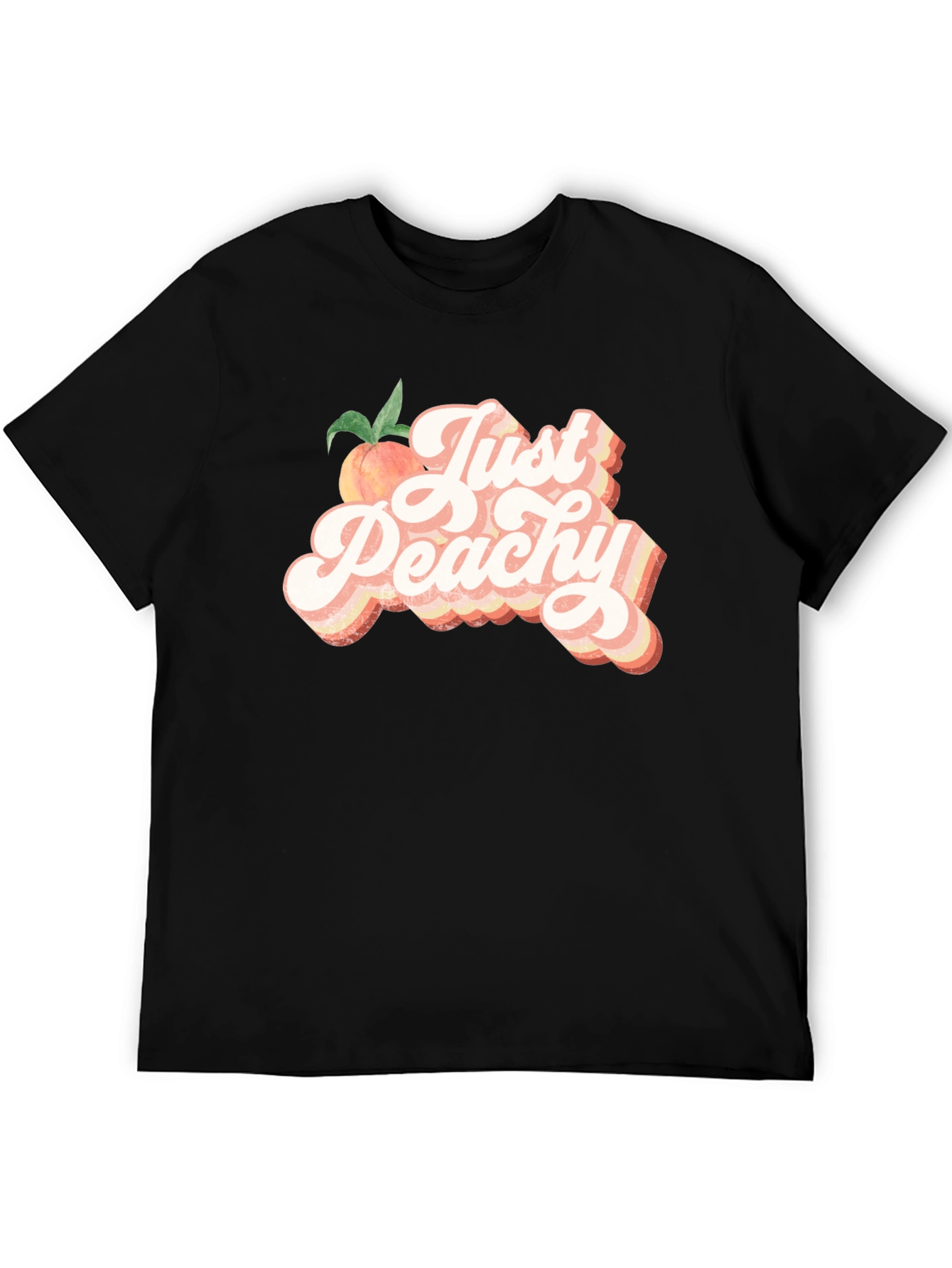 Just Peachy T-Shirt - Retro Style Graphic Tee