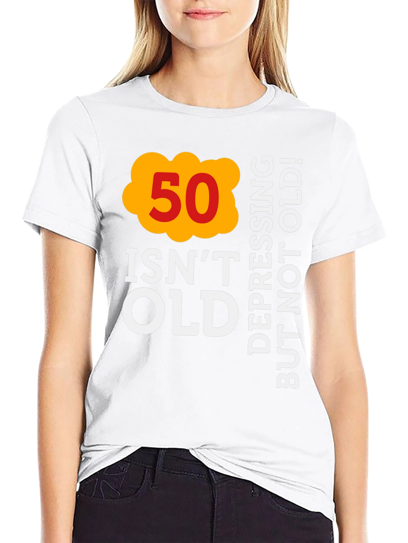 Funny 50th Birthday T-Shirt - Not Old Depressing Gift