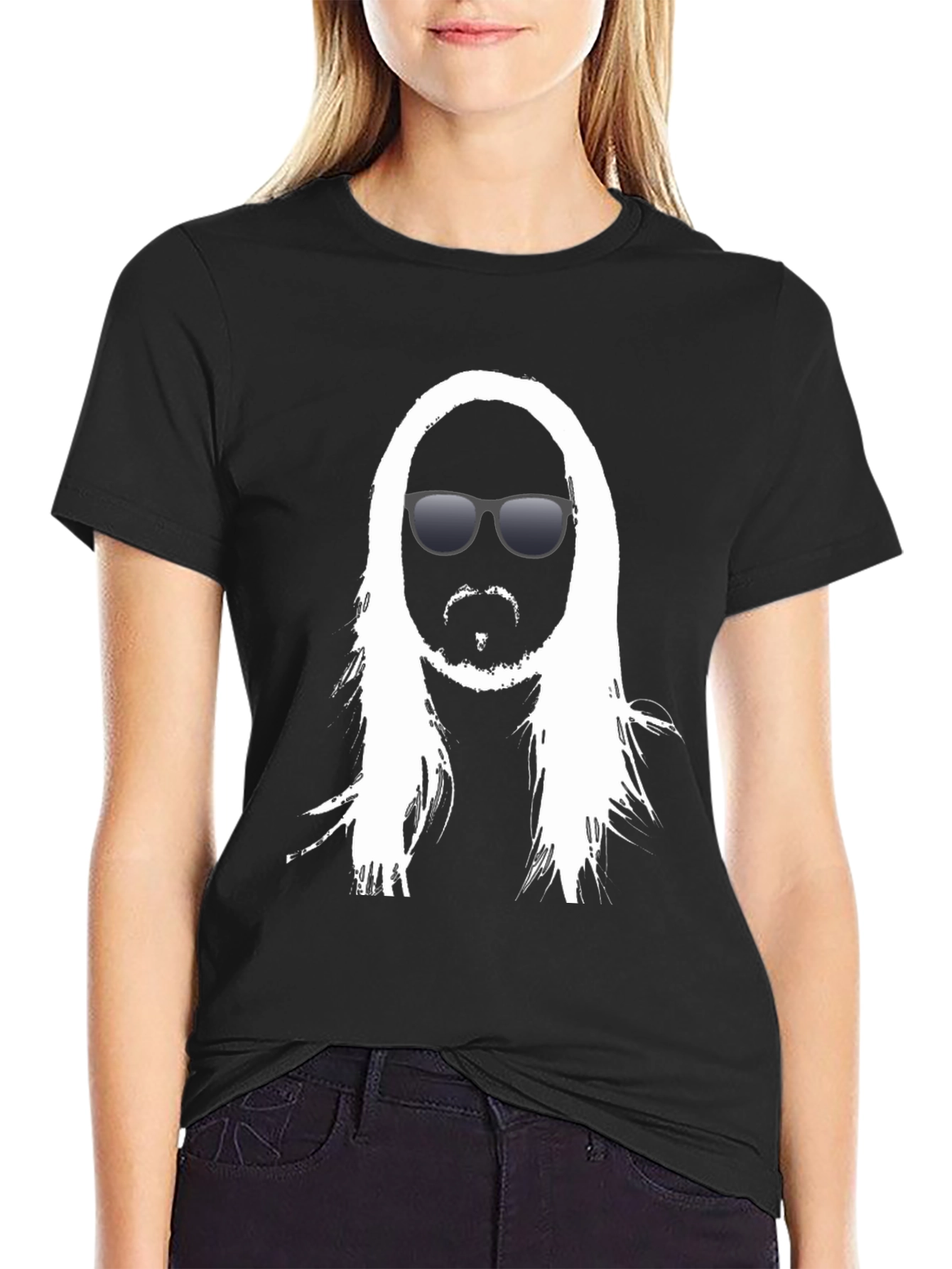 Cool Dude Tee - Black Graphic Print Shirt