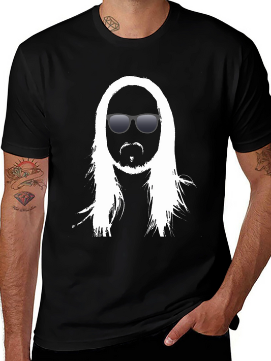 Cool Dude Tee - Black Graphic Print Shirt