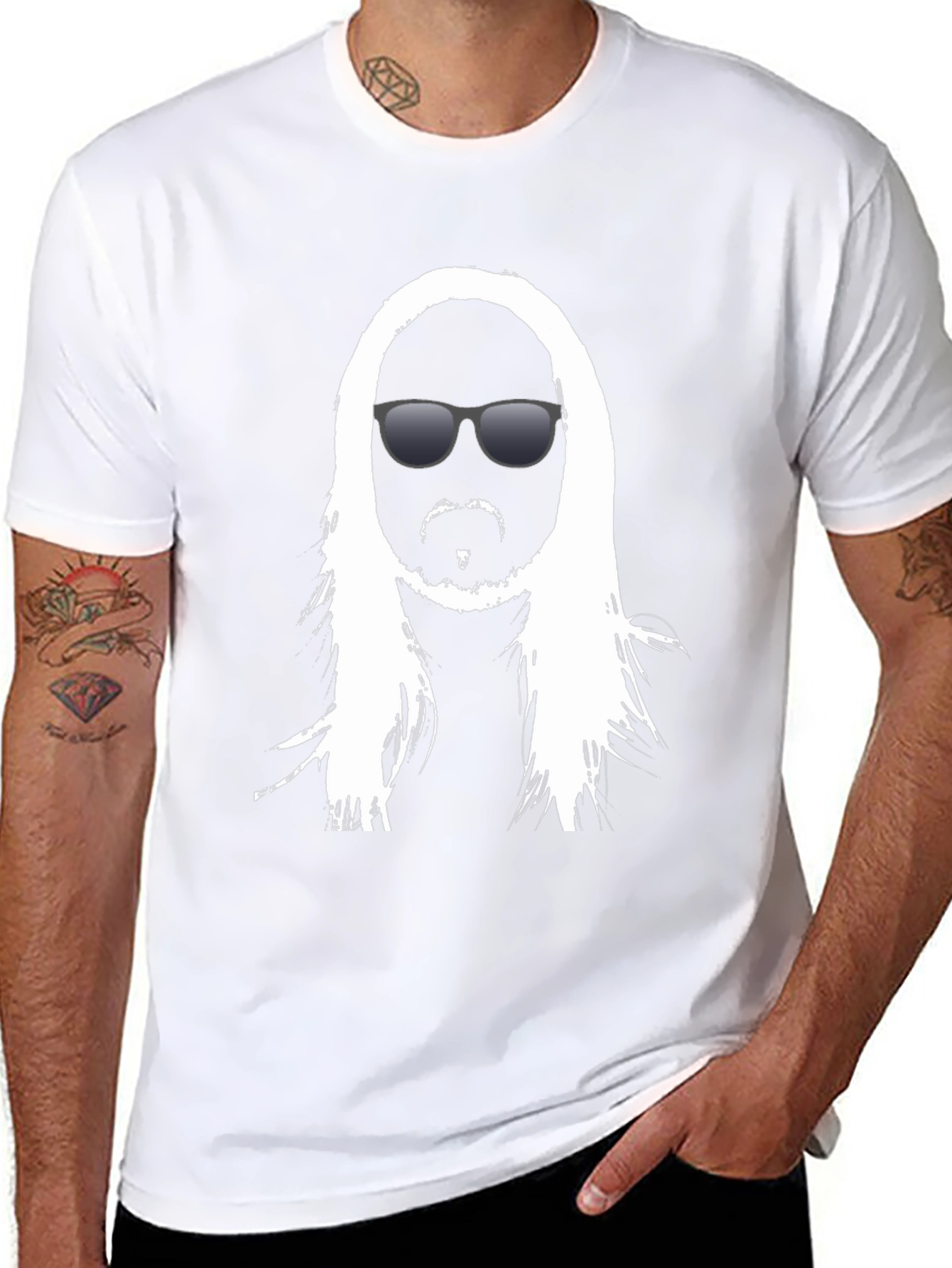 Cool Dude Tee - Black Graphic Print Shirt