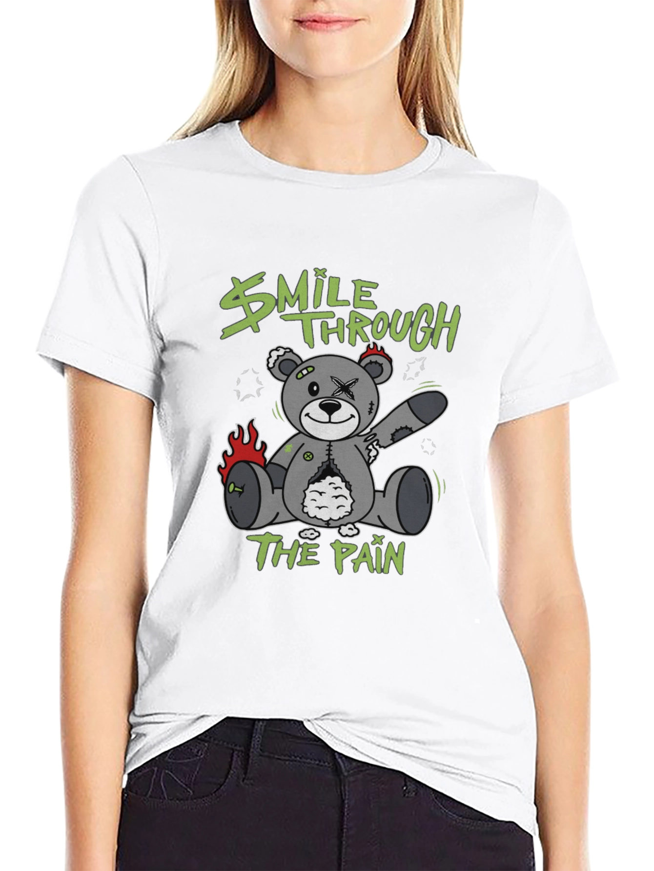 Smile Through The Pain Graphic T-Shirt