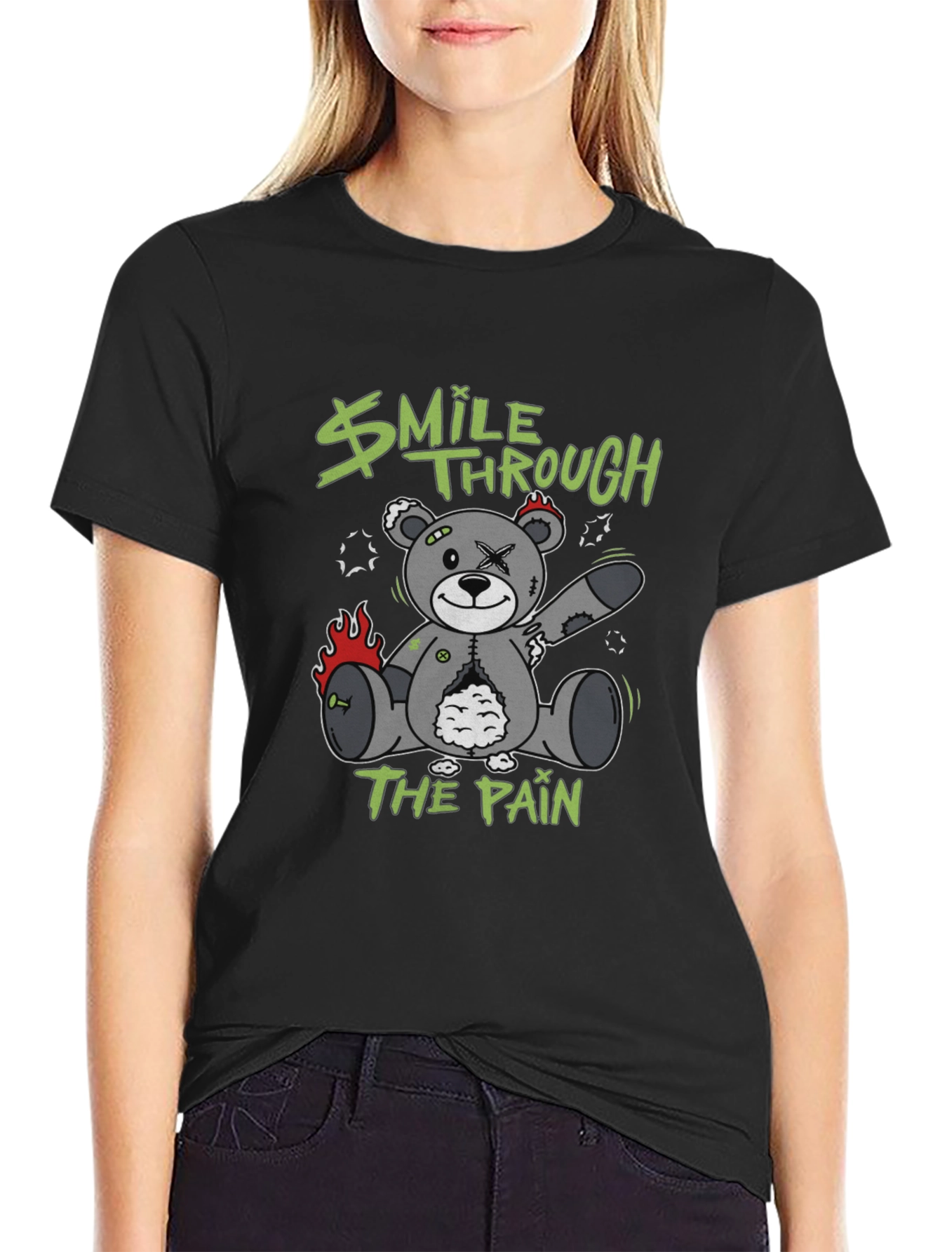 Smile Through The Pain Graphic T-Shirt