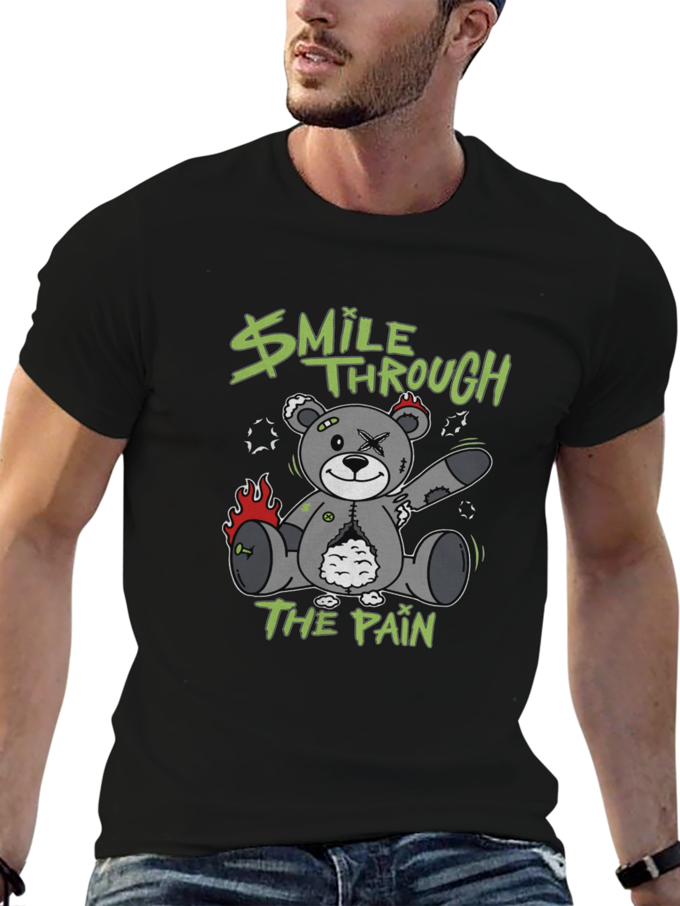 Smile Through The Pain Graphic T-Shirt