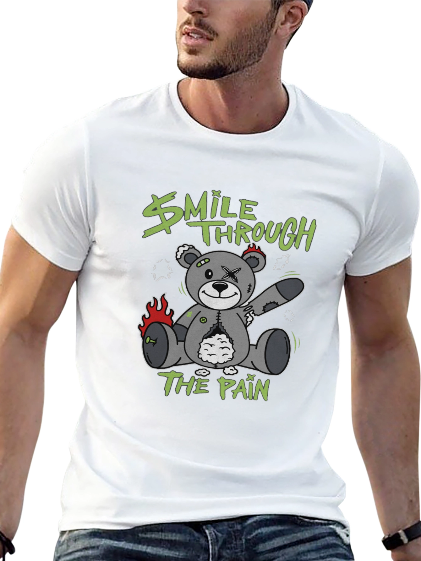 Smile Through The Pain Graphic T-Shirt