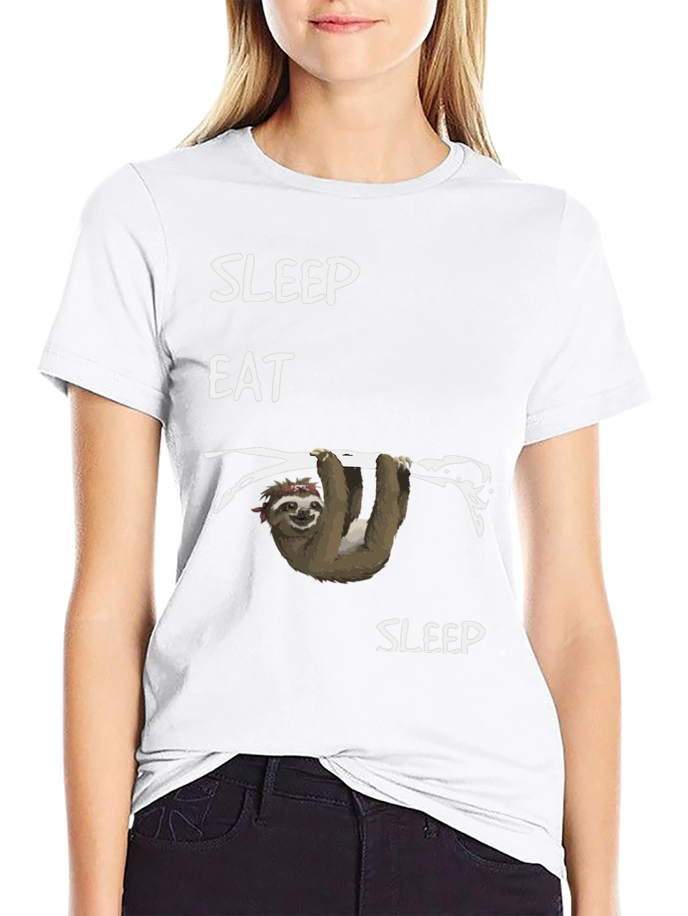 Sleep Eat Sleep Sloth T-Shirt