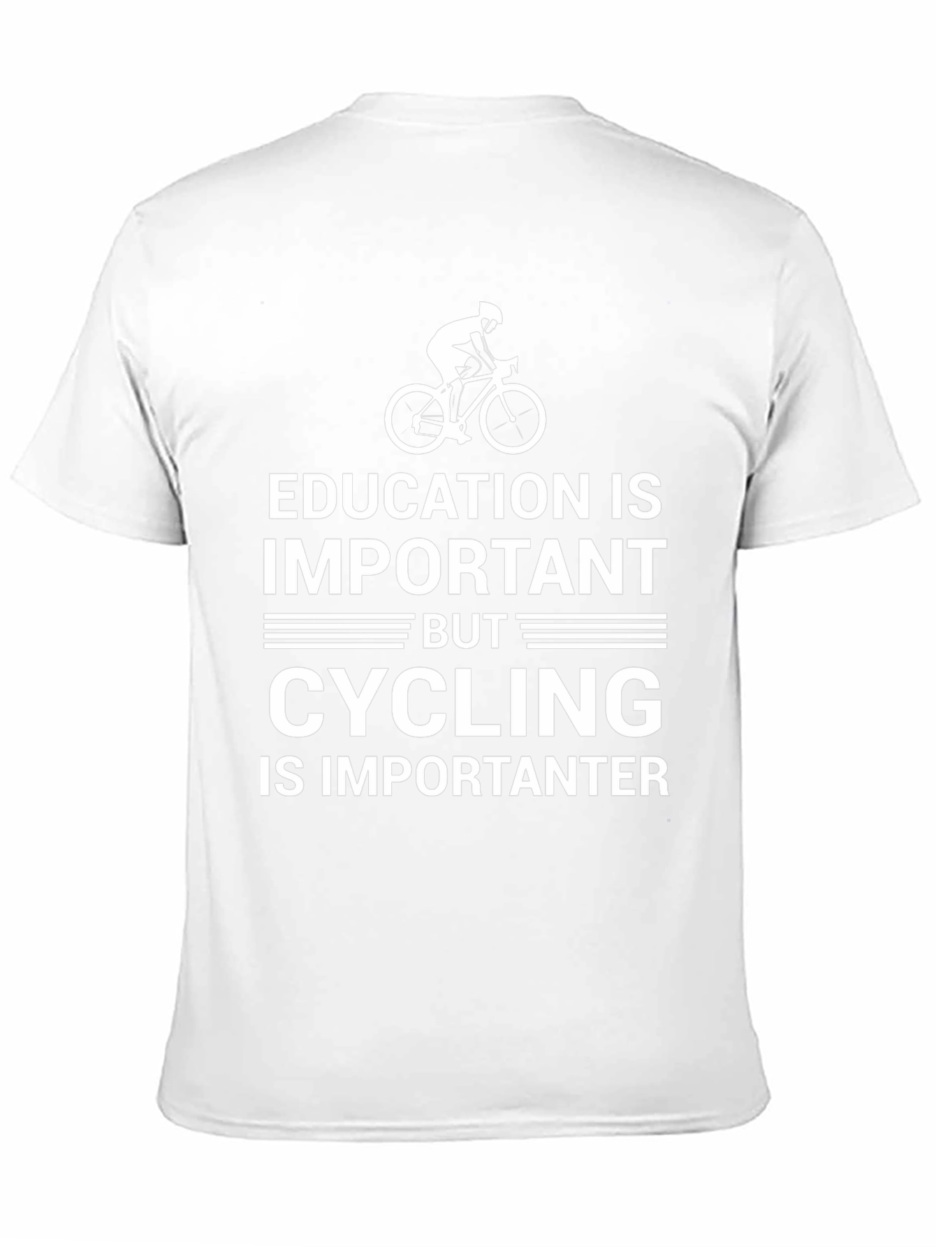 Cycling is Importanter Funny Graphic T-Shirt