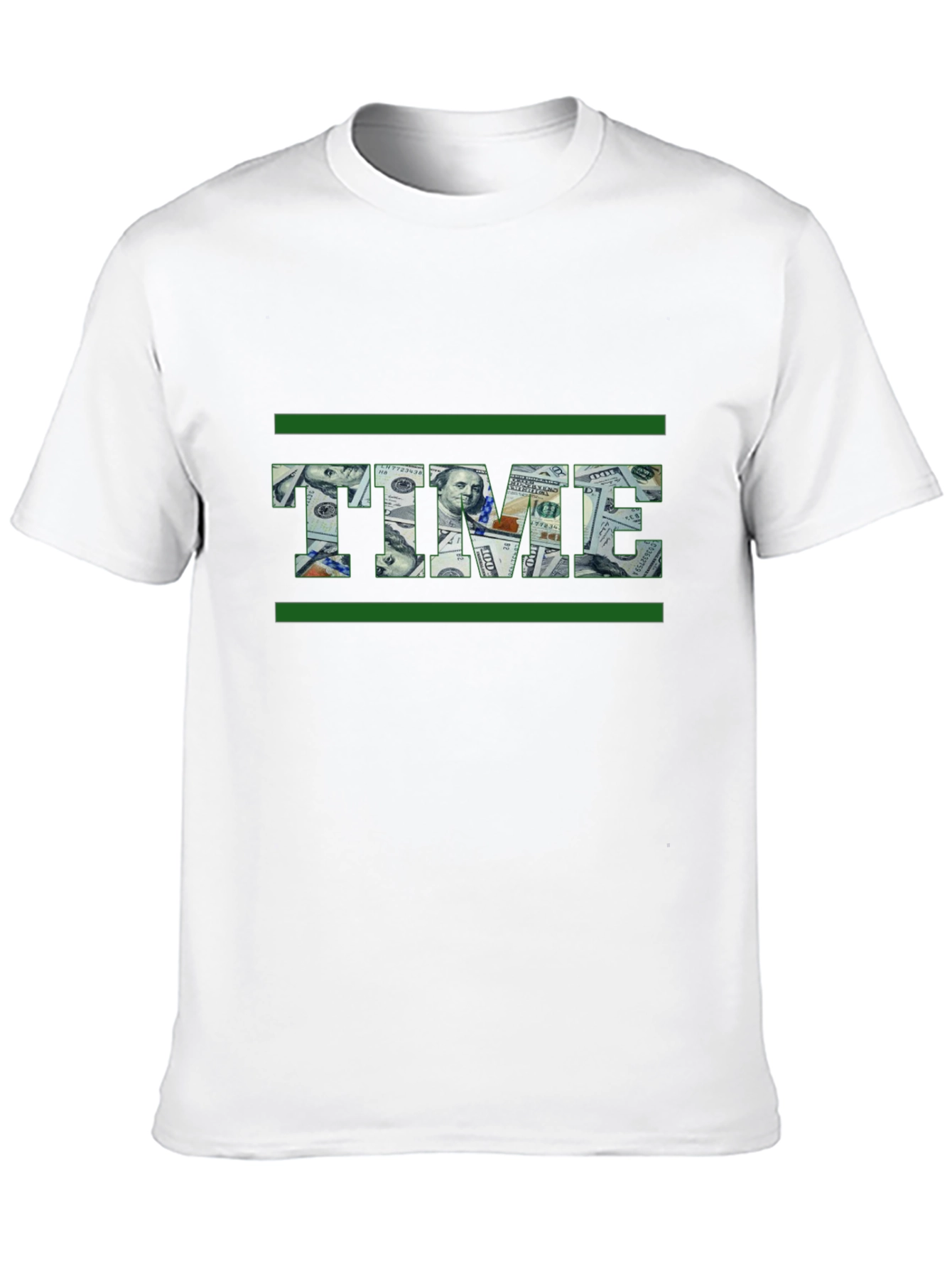 Time is Money Graphic T-Shirt - Black