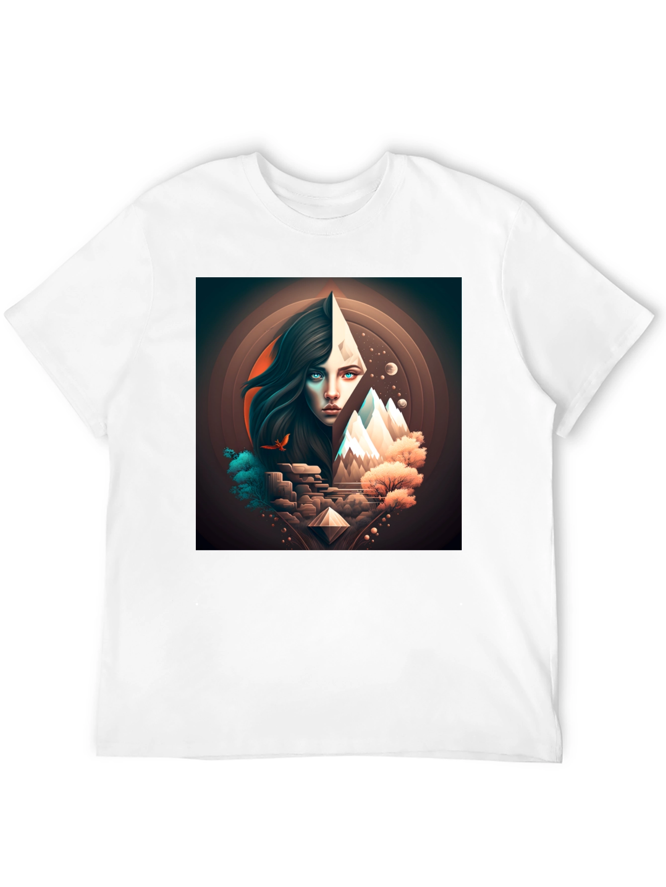 Mystic Mountain Graphic Tee - Unique Design
