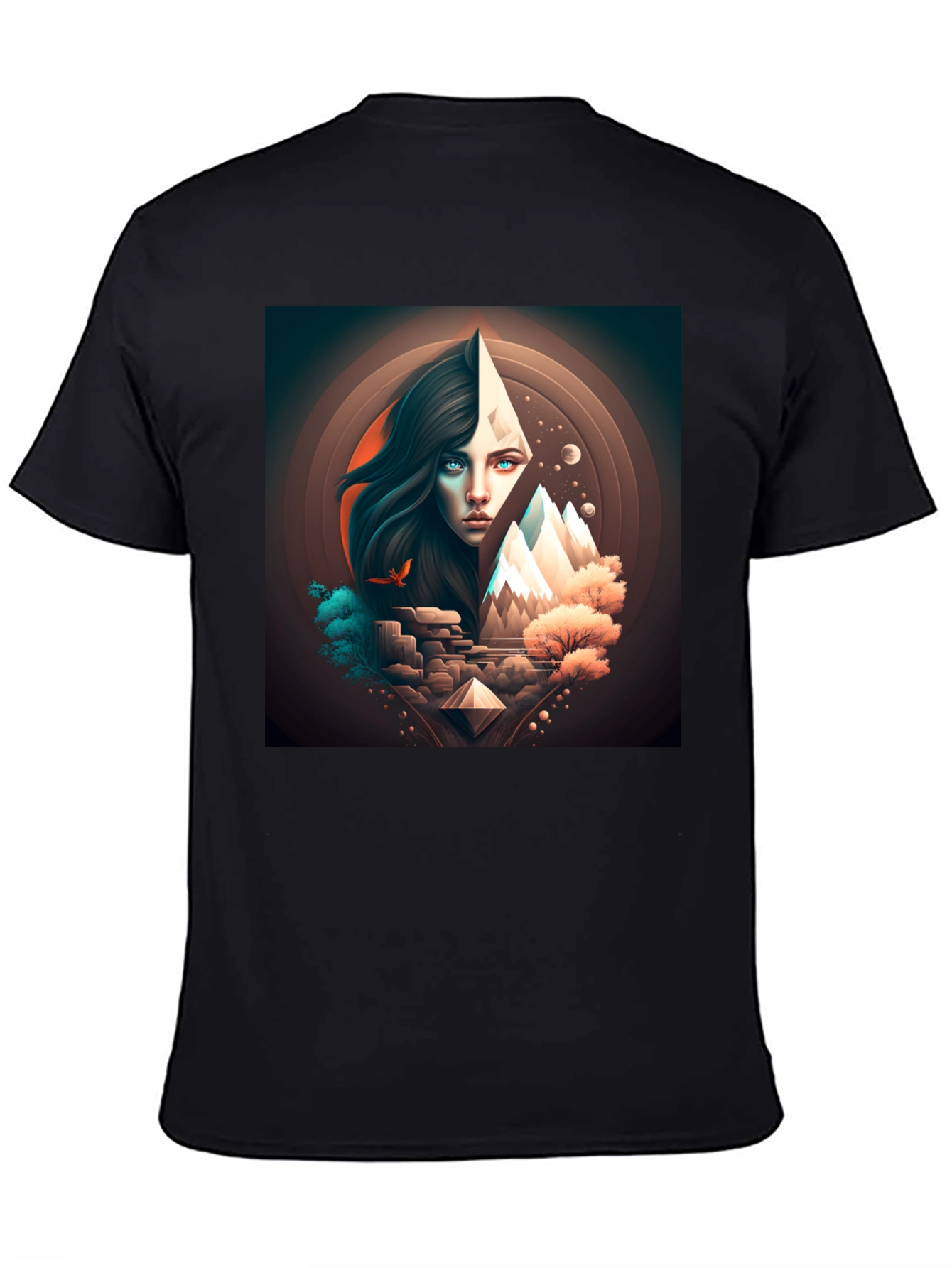 Mystic Mountain Graphic Tee - Unique Design