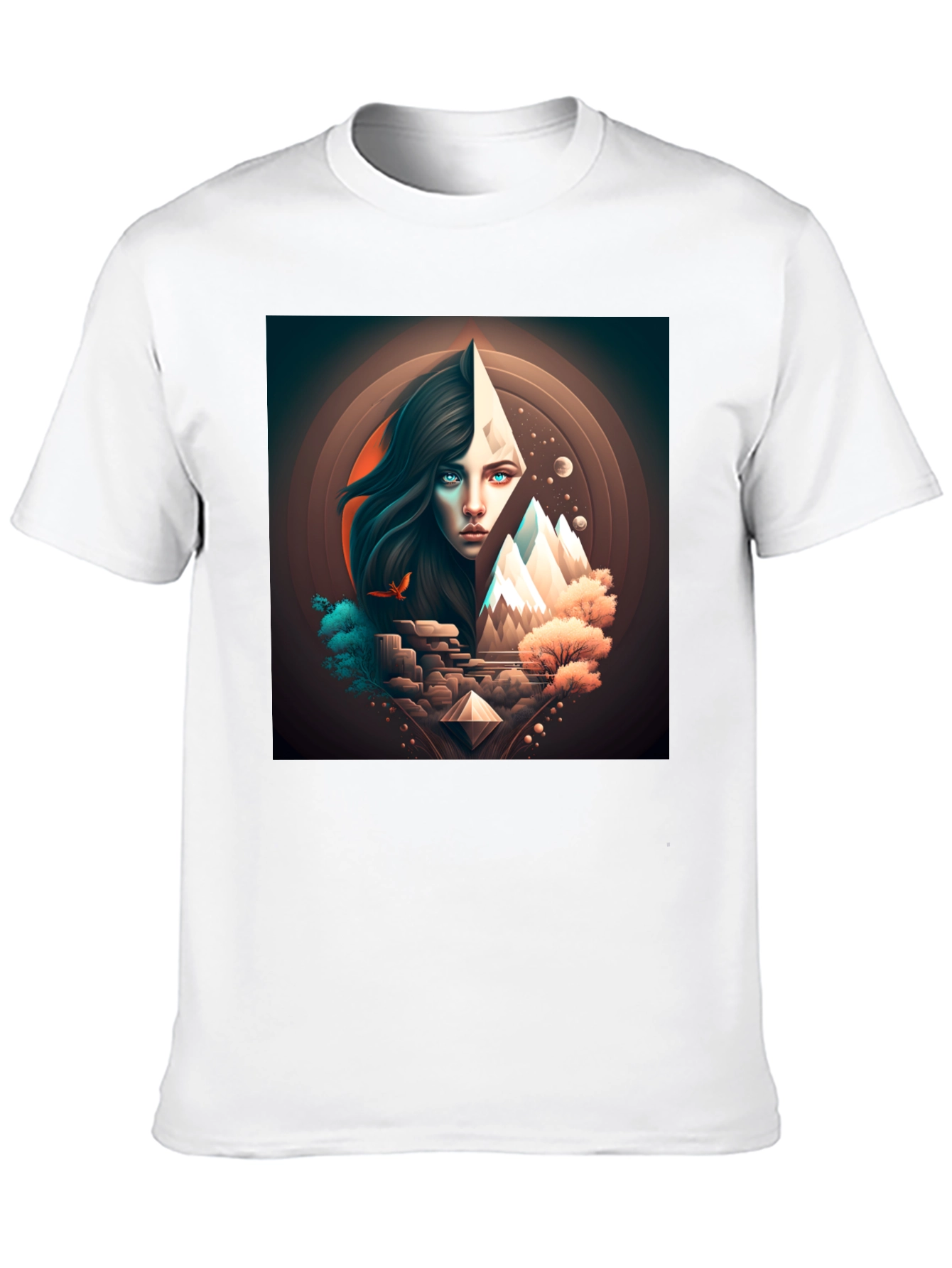 Mystic Mountain Graphic Tee - Unique Design