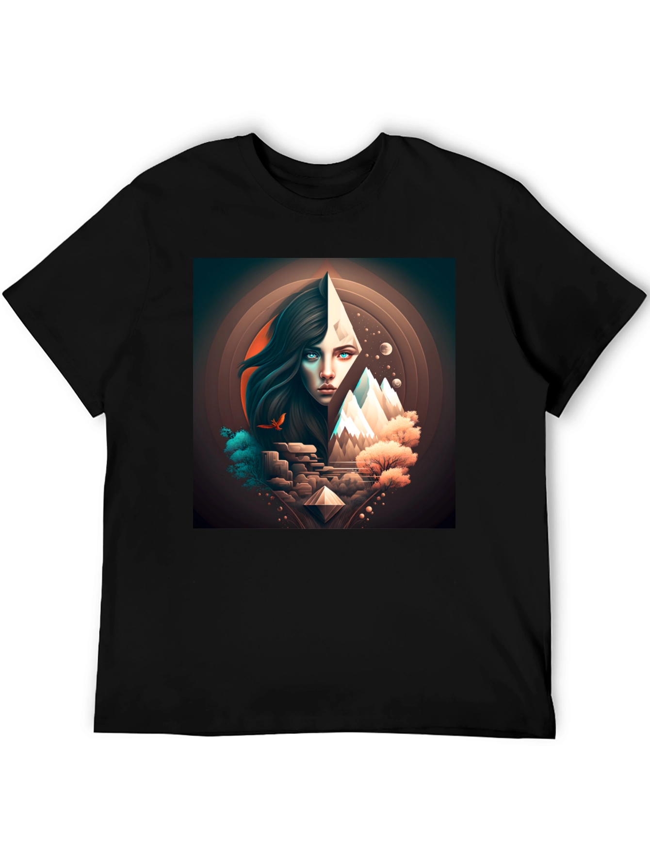 Mystic Mountain Graphic Tee - Unique Design