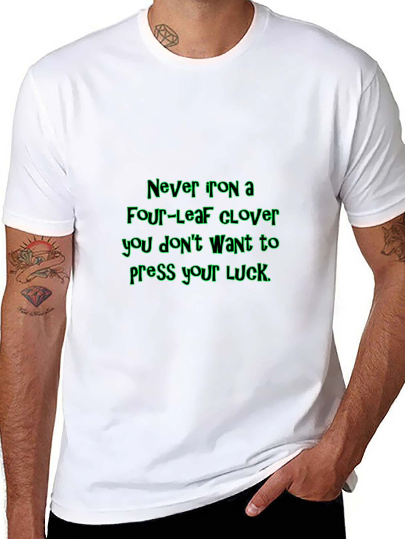 Lucky Clover Graphic T-Shirt