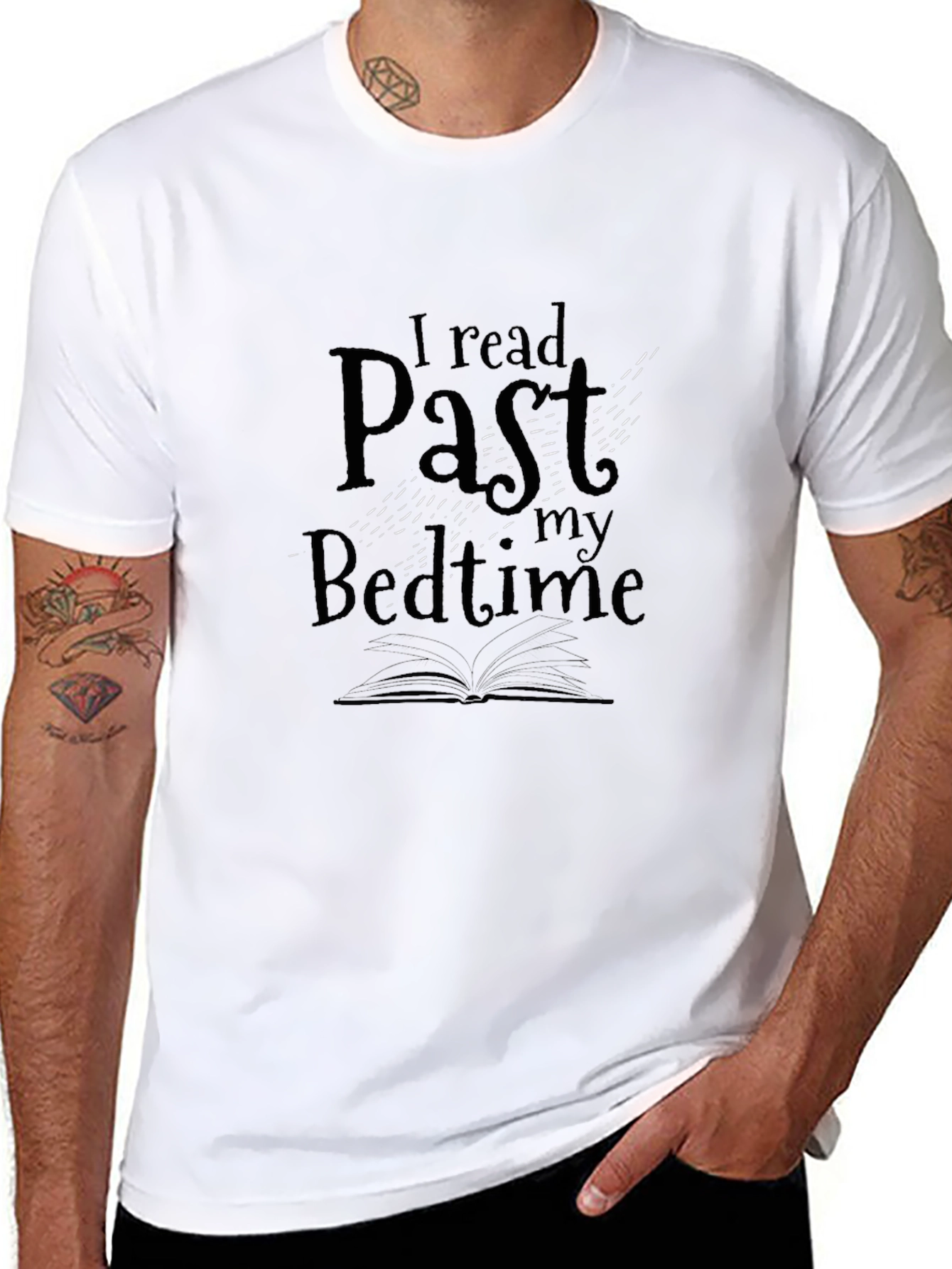I Read Past My Bedtime Novelty T-Shirt