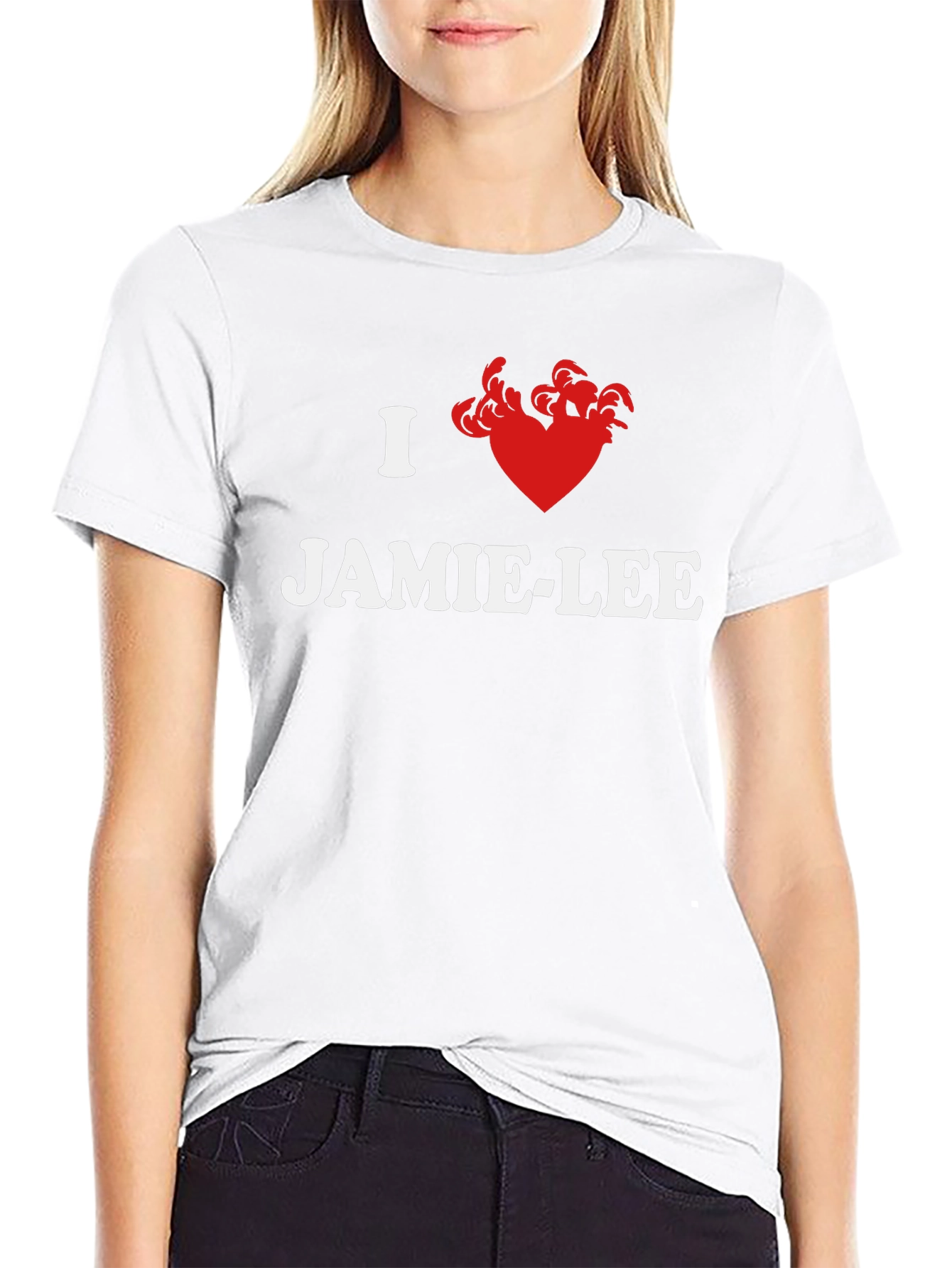 I Heart Jamie-Lee T-Shirt - Trendy Graphic Tee