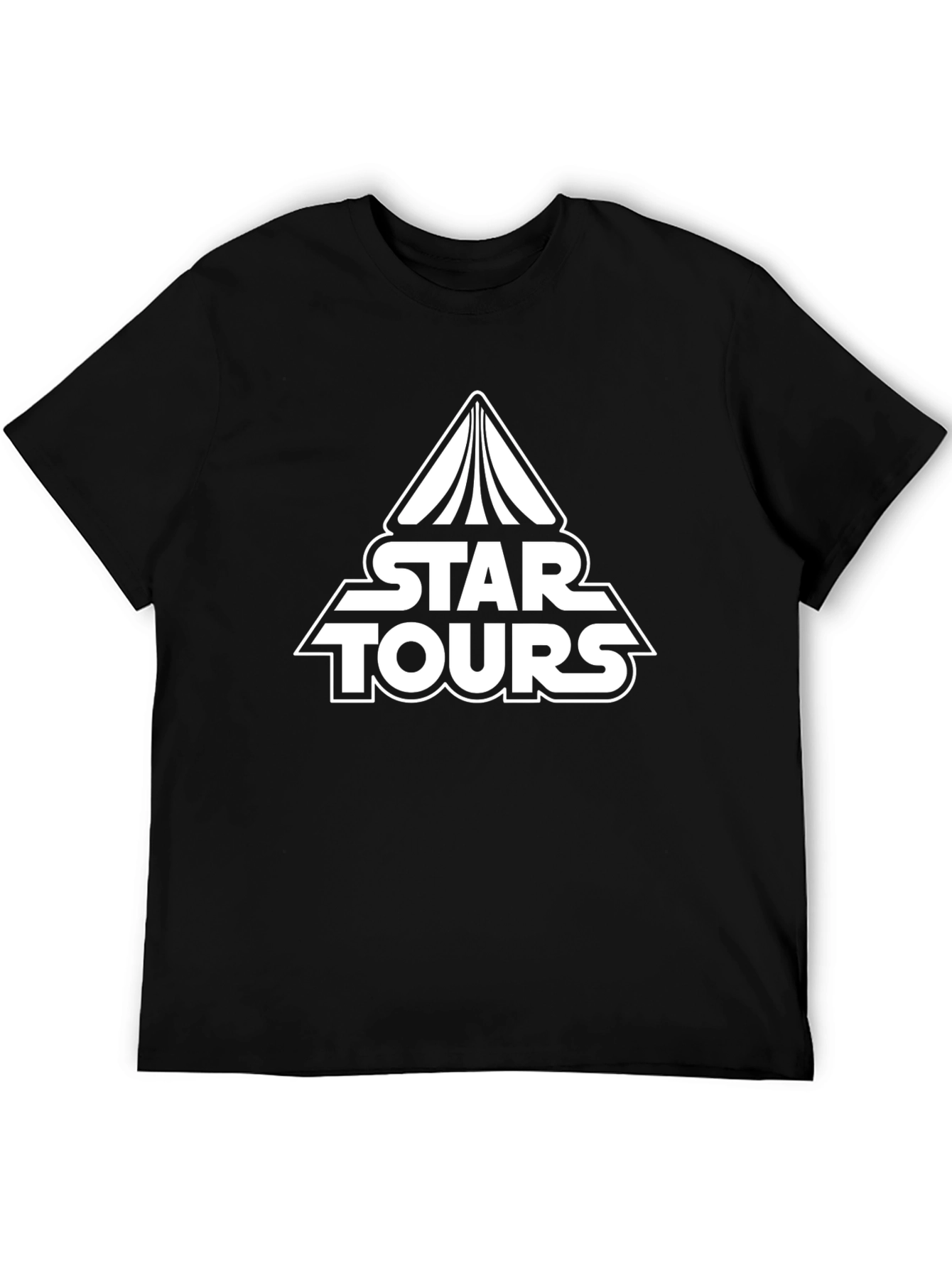 Star Tours Black T-Shirt - Retro Design