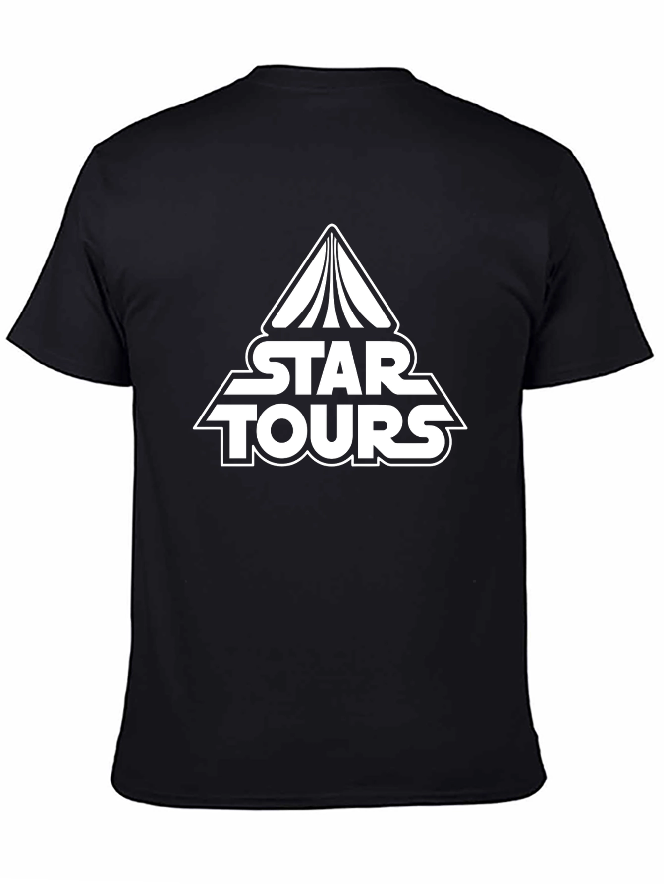 Star Tours Black T-Shirt - Retro Design