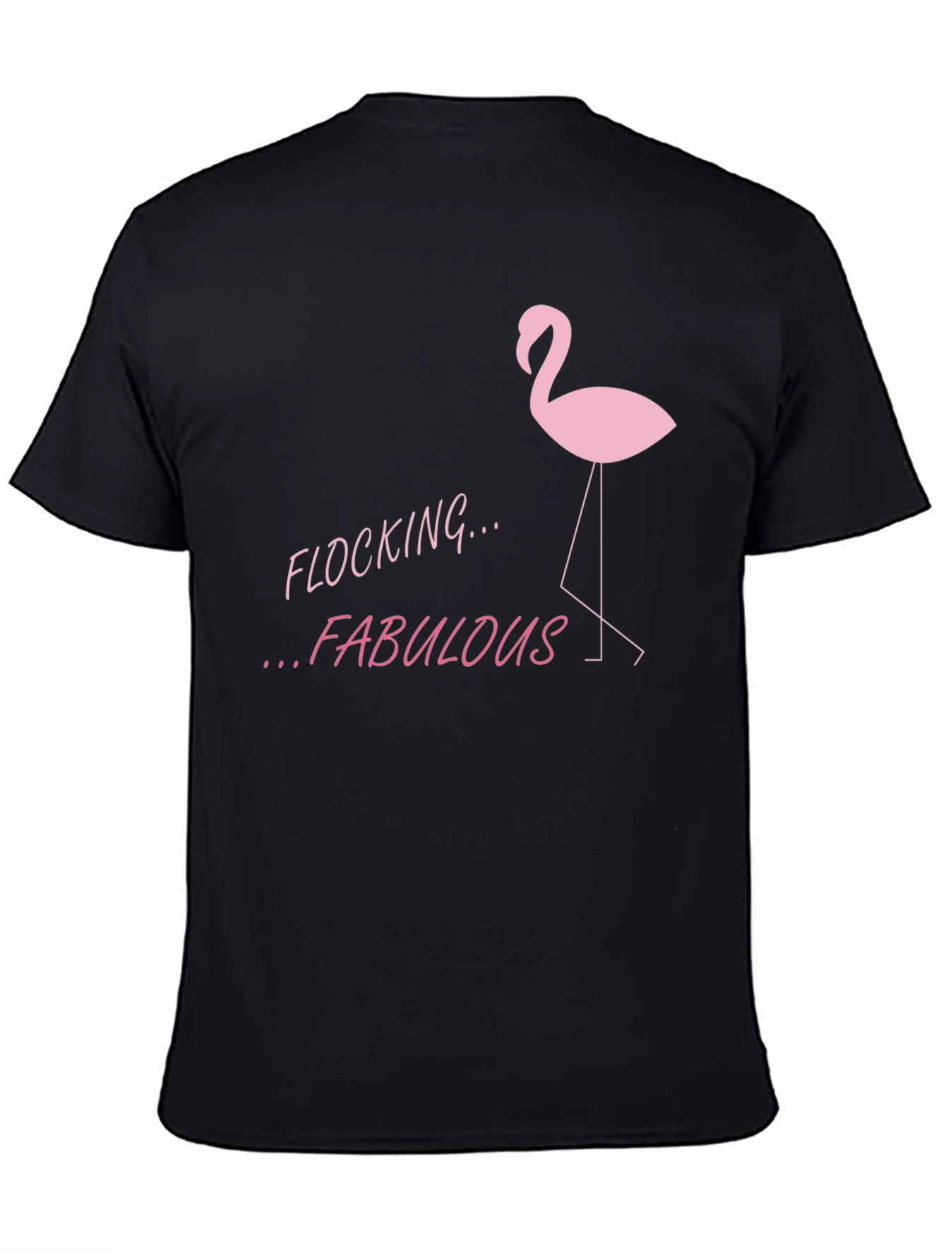 Flocking Fabulous Flamingo Graphic Tee