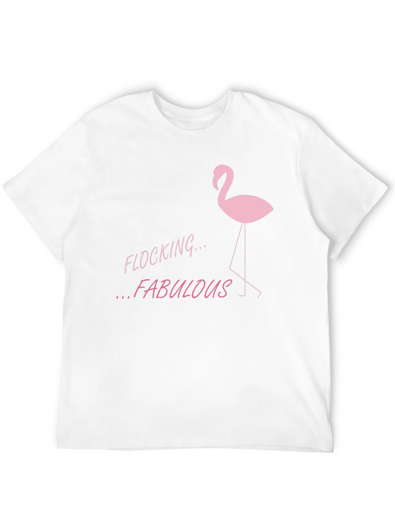 Flocking Fabulous Flamingo Graphic Tee