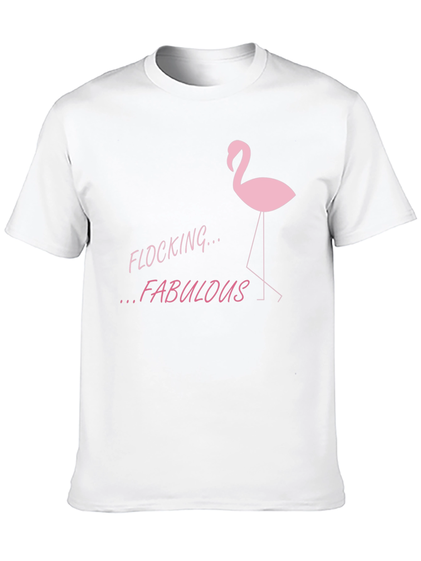 Flocking Fabulous Flamingo Graphic Tee