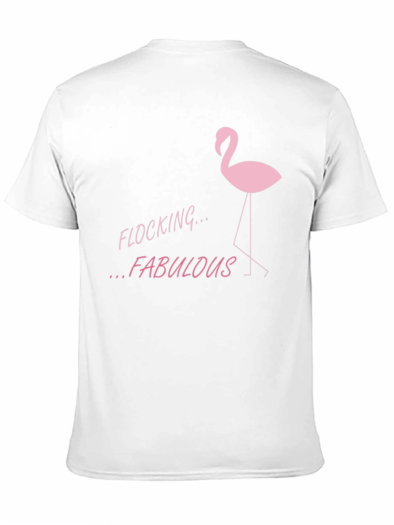 Flocking Fabulous Flamingo Graphic Tee