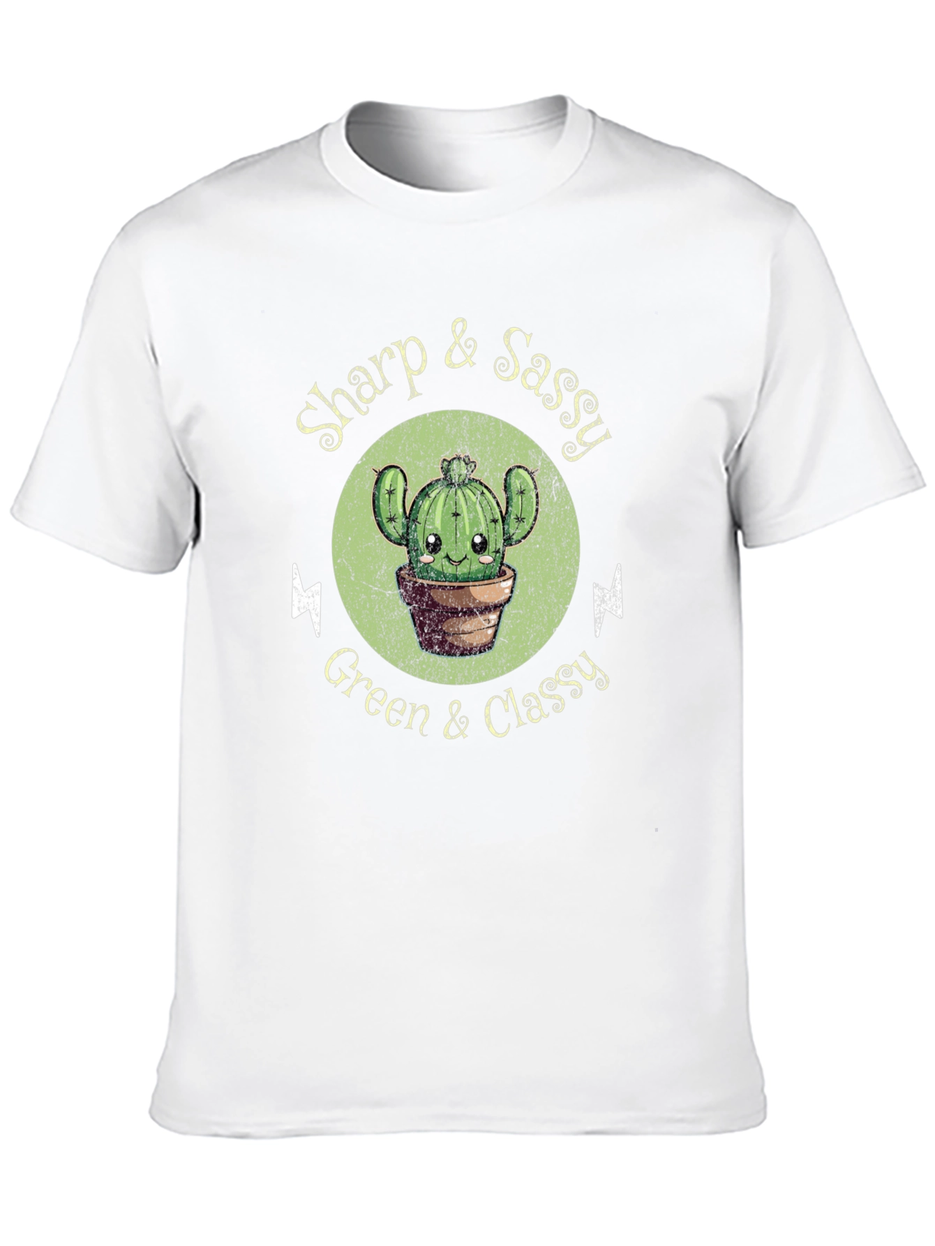 Sharp & Sassy Cactus Graphic T-Shirt