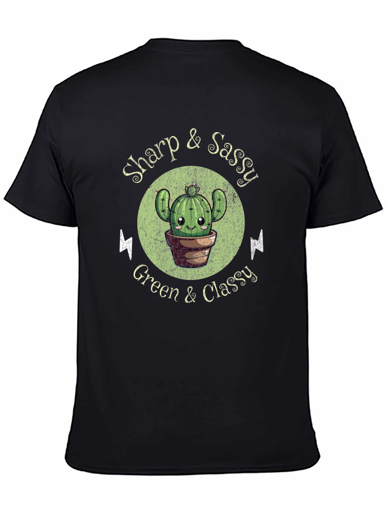 Sharp & Sassy Cactus Graphic T-Shirt