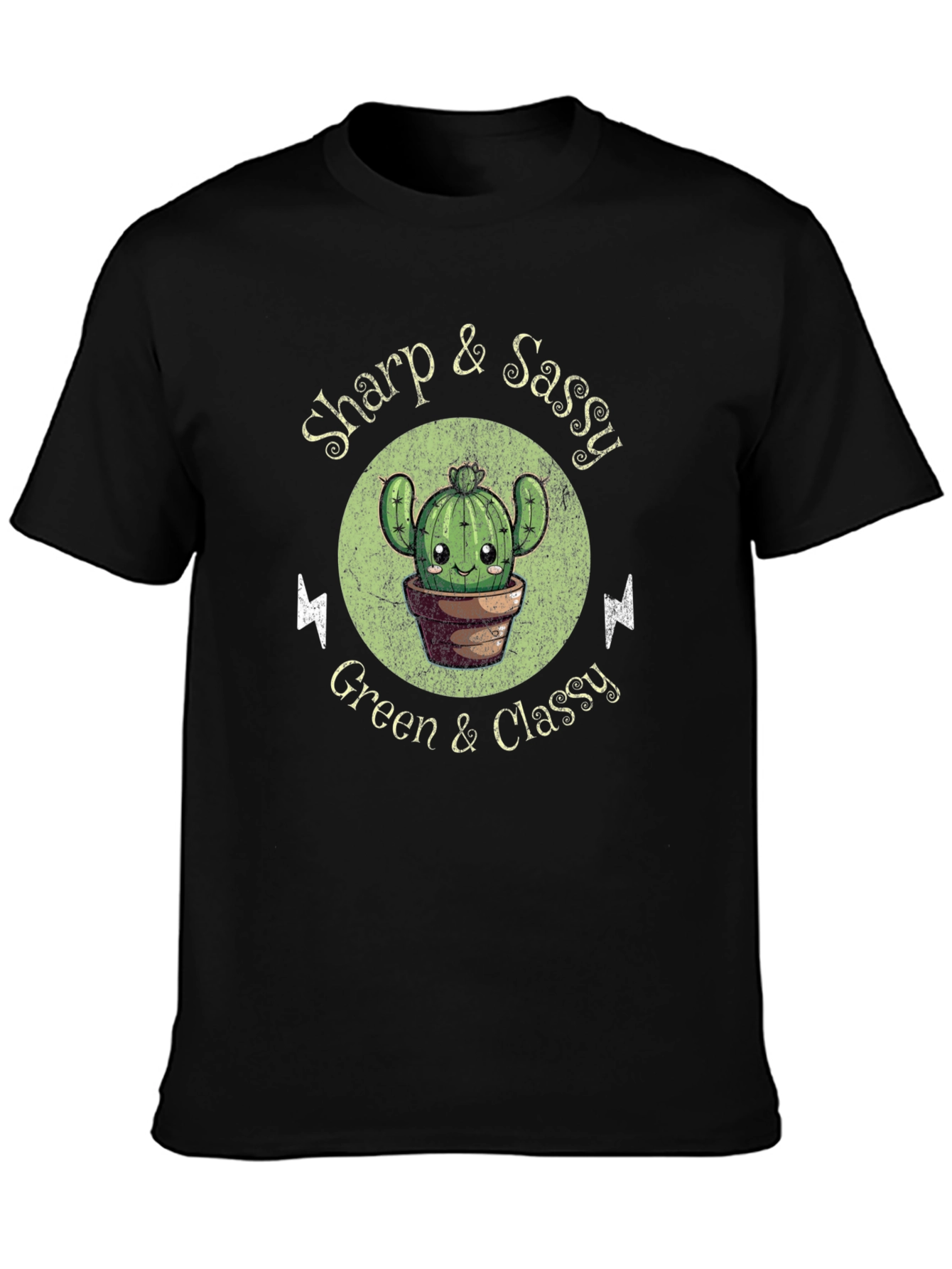 Sharp & Sassy Cactus Graphic T-Shirt