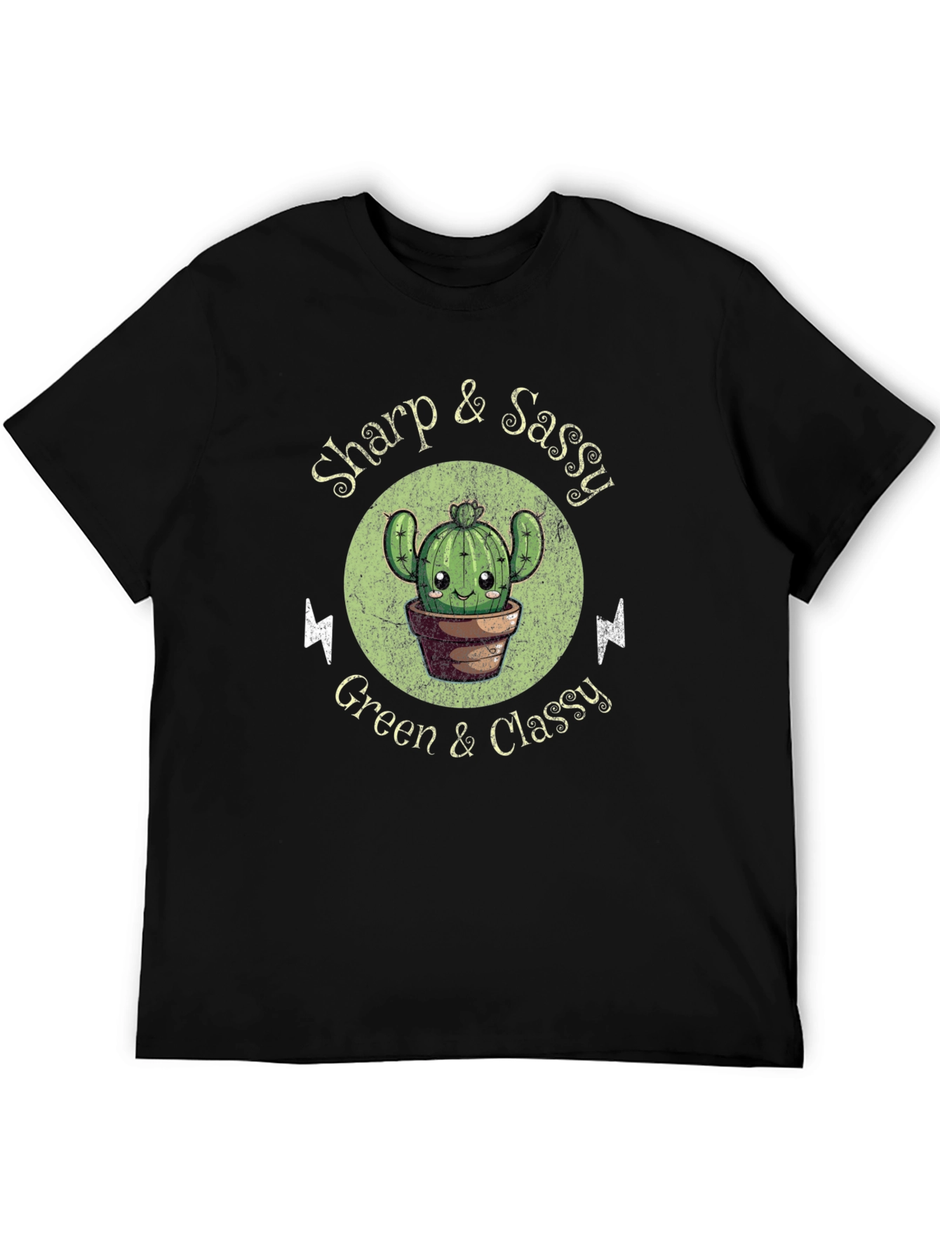 Sharp & Sassy Cactus Graphic T-Shirt