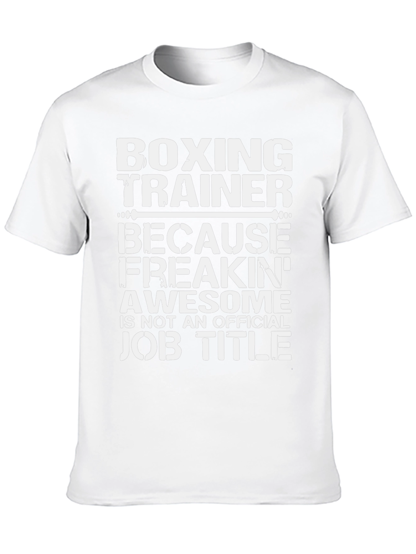 Boxing Trainer Awesome Job Title T-Shirt