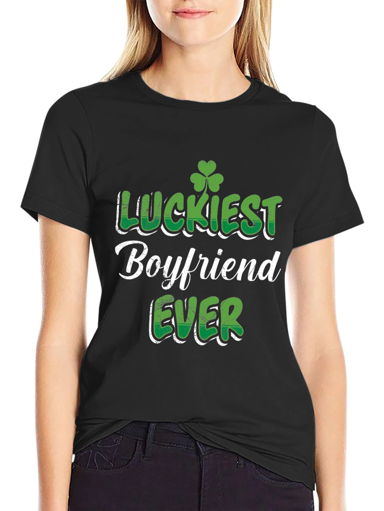 Luckiest Boyfriend Ever St. Patricks Day T-Shirt
